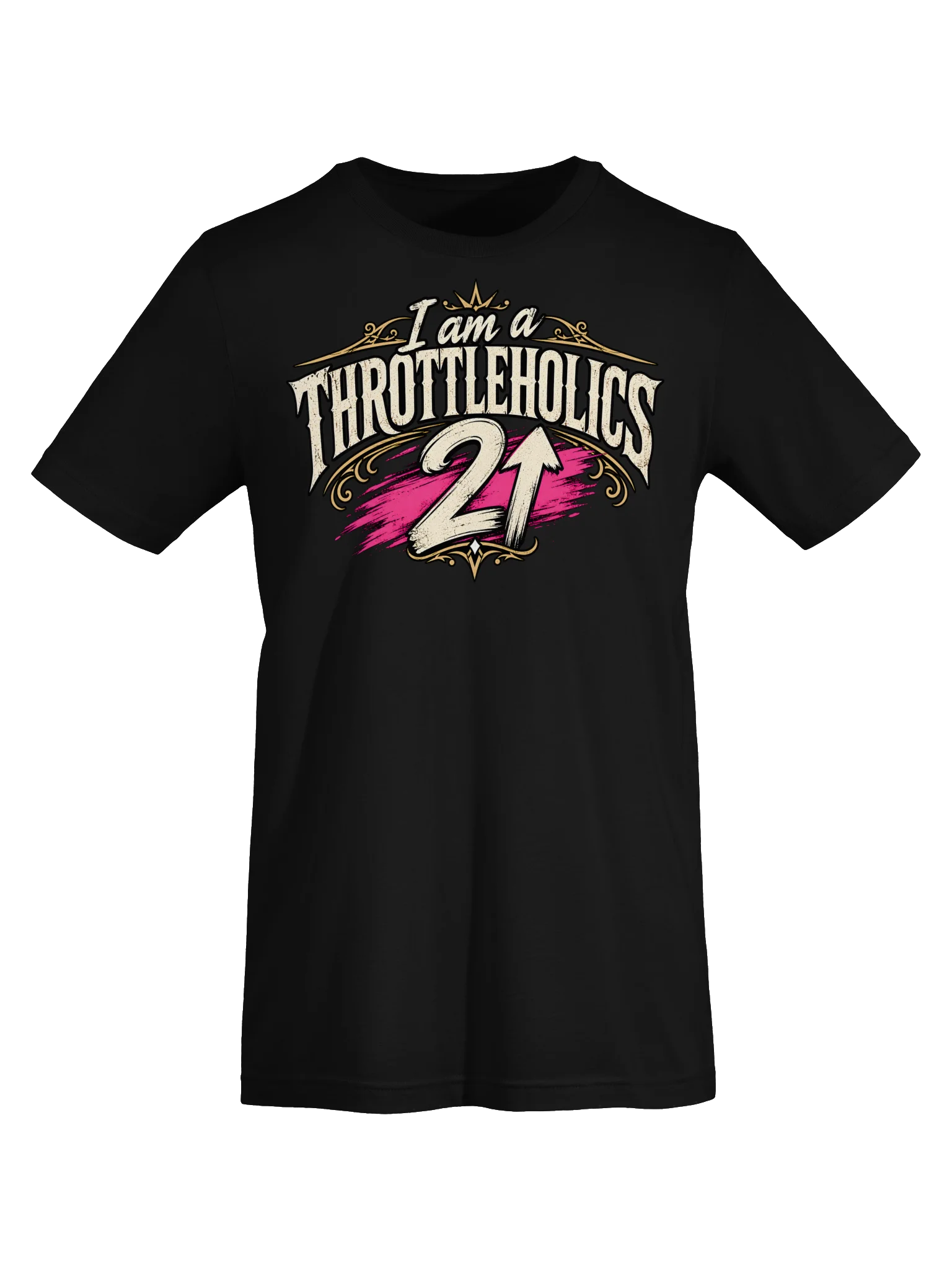 "I Am a Throttleholics 2 Up" Vintage Graphic Tee product image (5)
