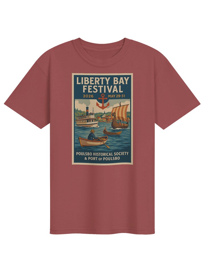 Liberty Bay Festival Vintage Poster T-Shirt product image (73)