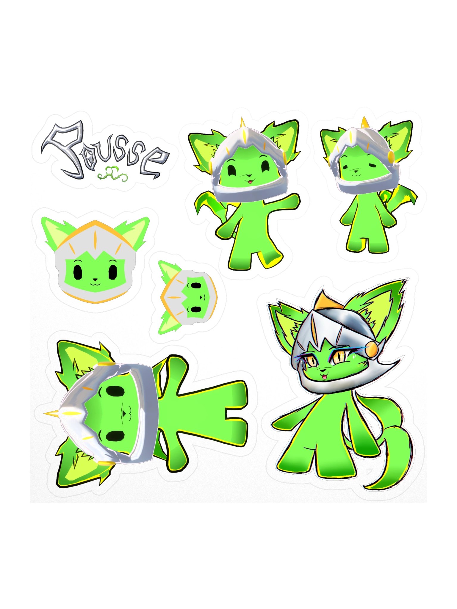 Feuille de stickers Pousse product image (1)