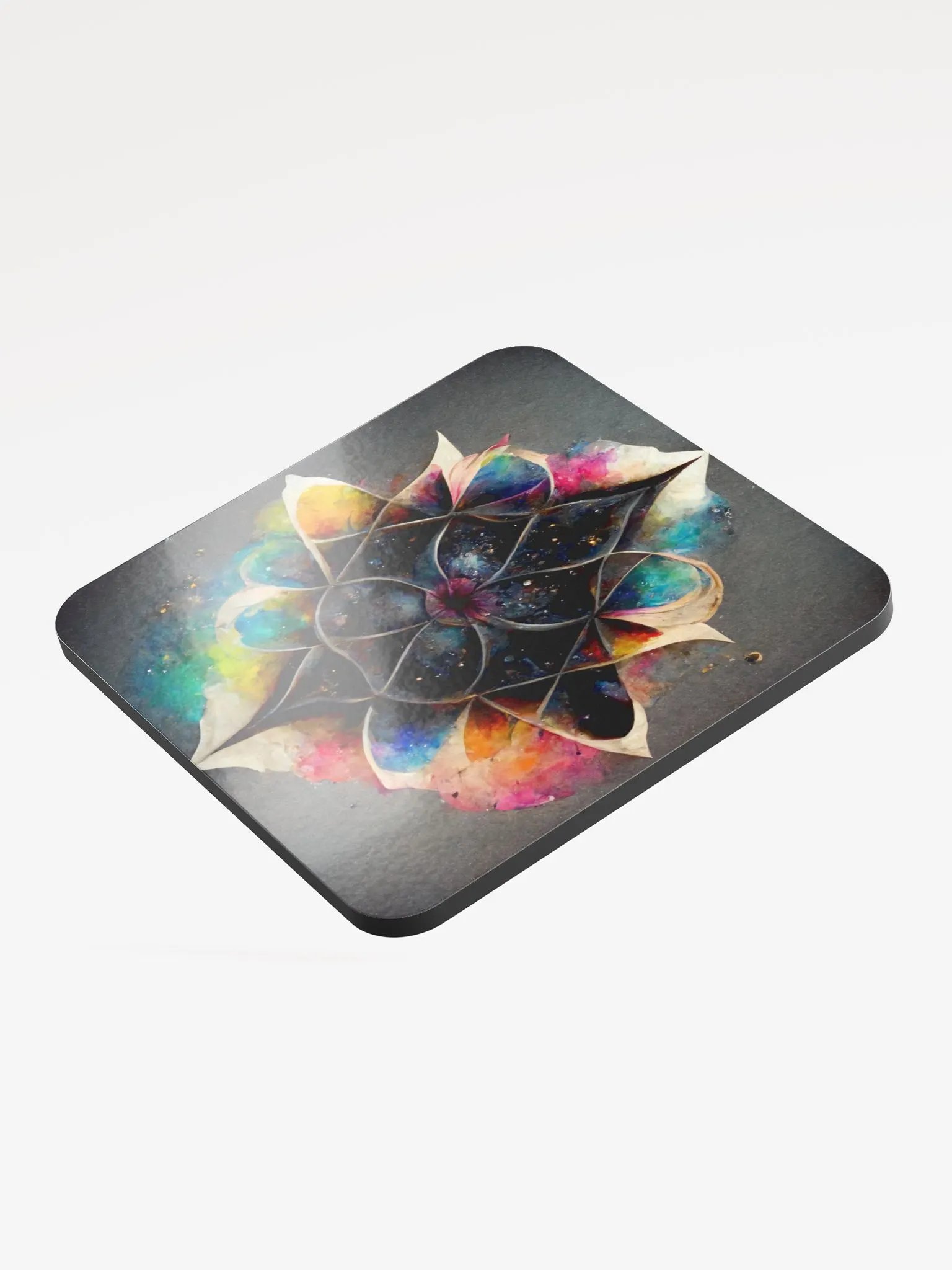 Mandala Magic Glossed Cork Coaster product image (3)