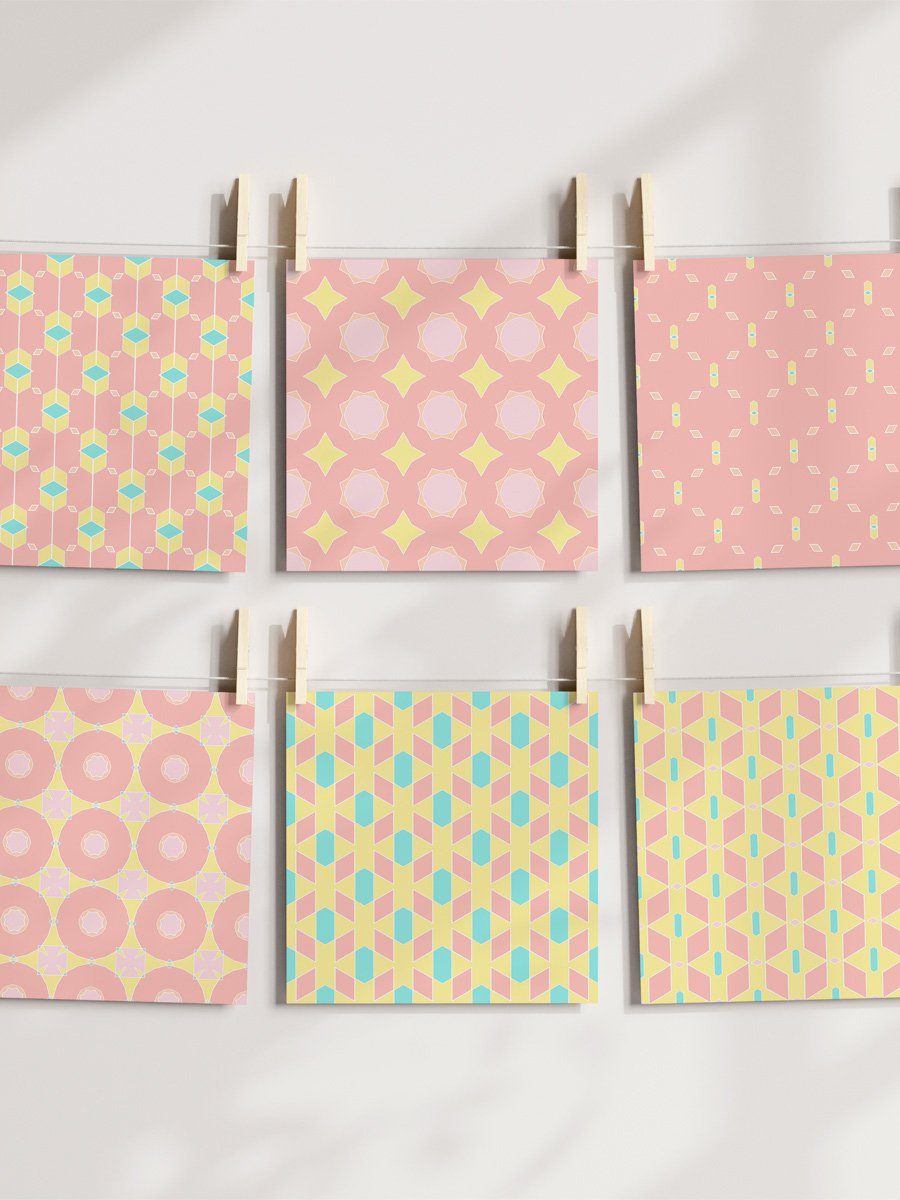 Abstract Pastels Pattern Pack 10 - July product image (3)