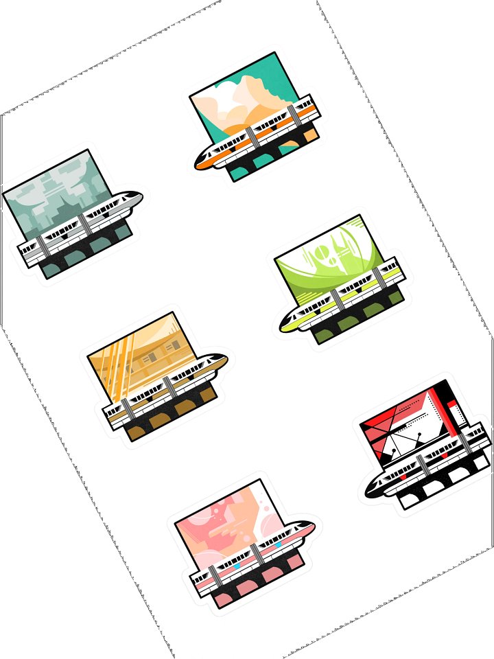 Monorail Sticker Pack #2 product image (1)