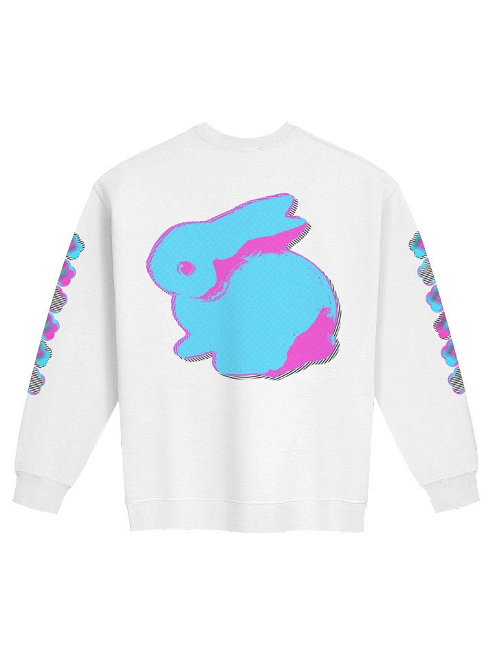 bunny flower trippy pullover product image (2)