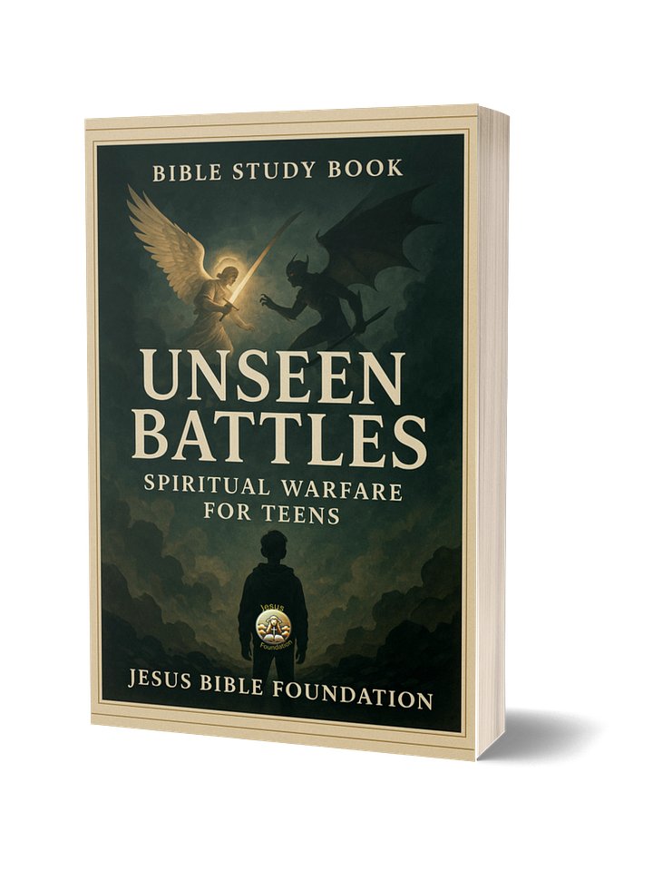 Bible study book Unseen Battles: Spiritual Warfare for Teens product image (1)