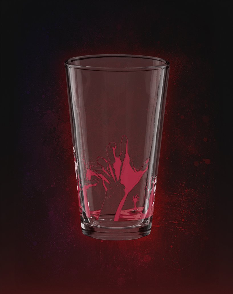 Thirst Hand | Glass Tumbler product image (1)