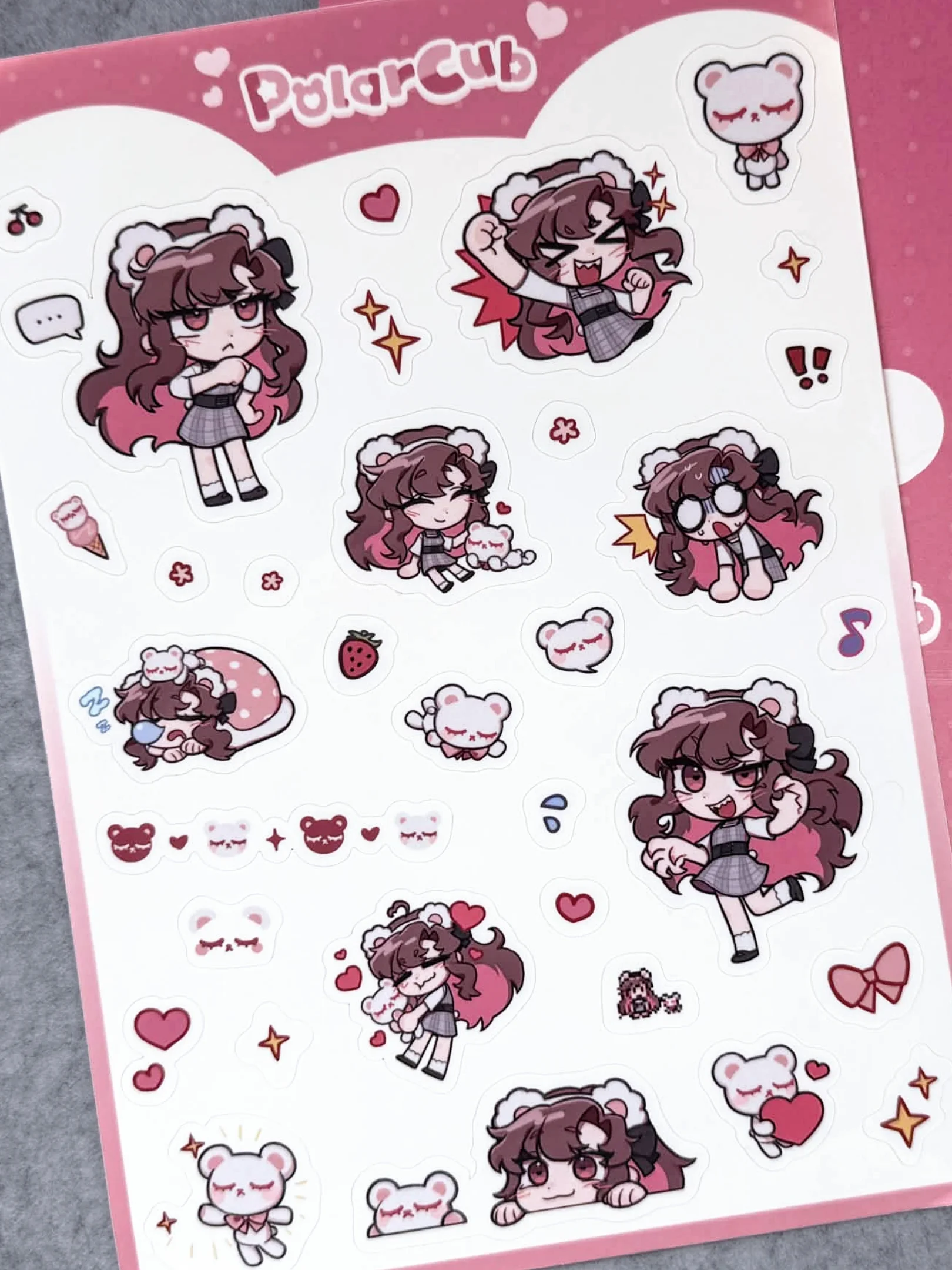 Polarcub Sticker Sheet B product image (1)