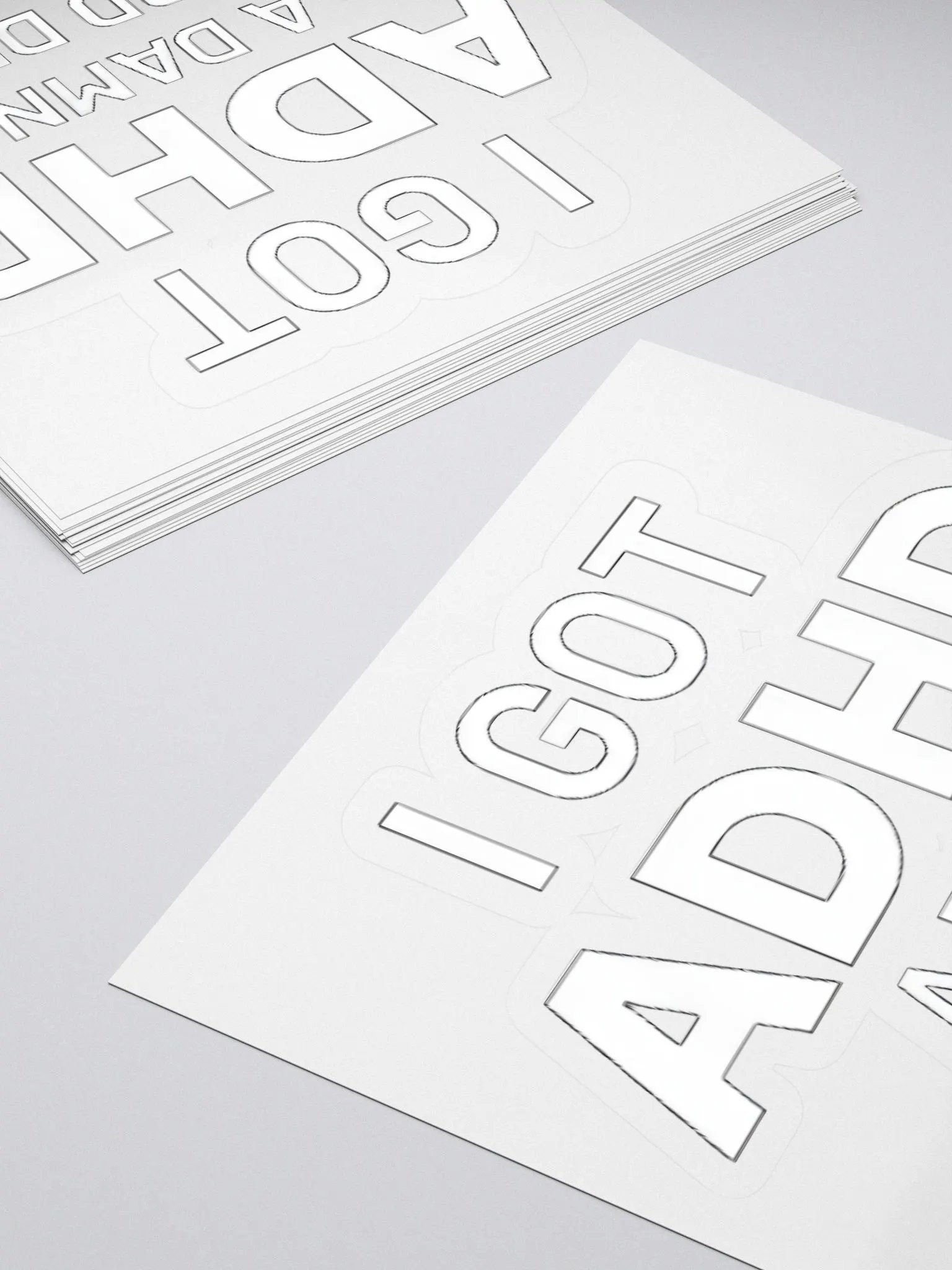 I Got ADHD A Damn Hard Dick Sticker product image (4)
