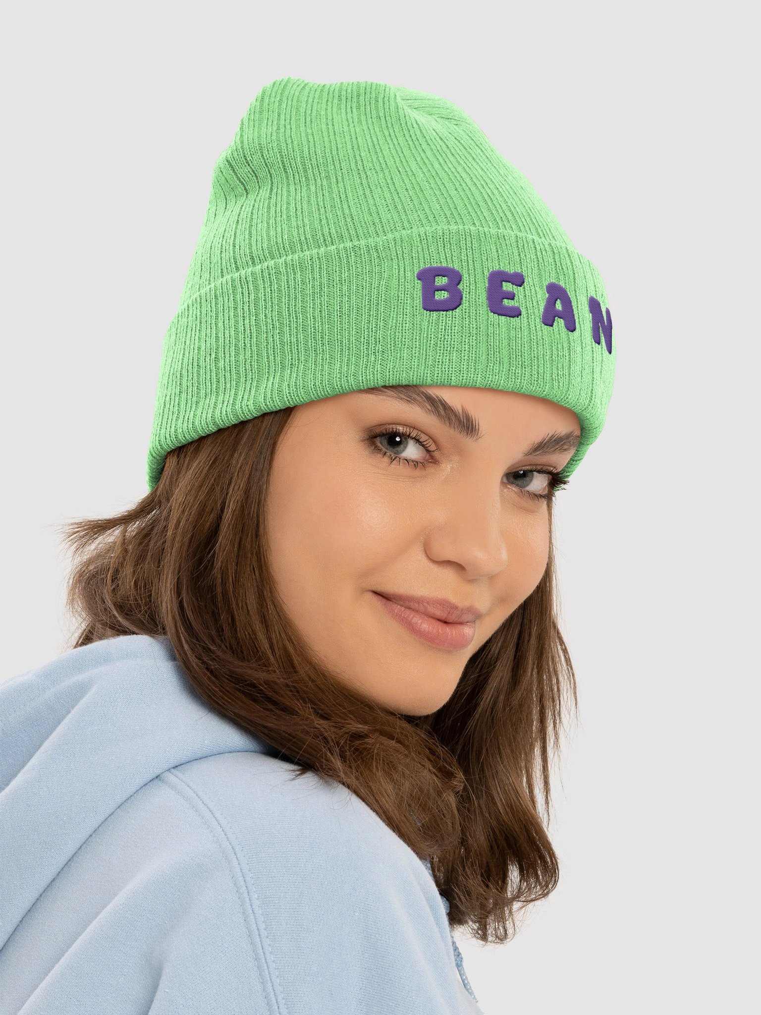'BEANS' Ribbed Beanie product image (6)