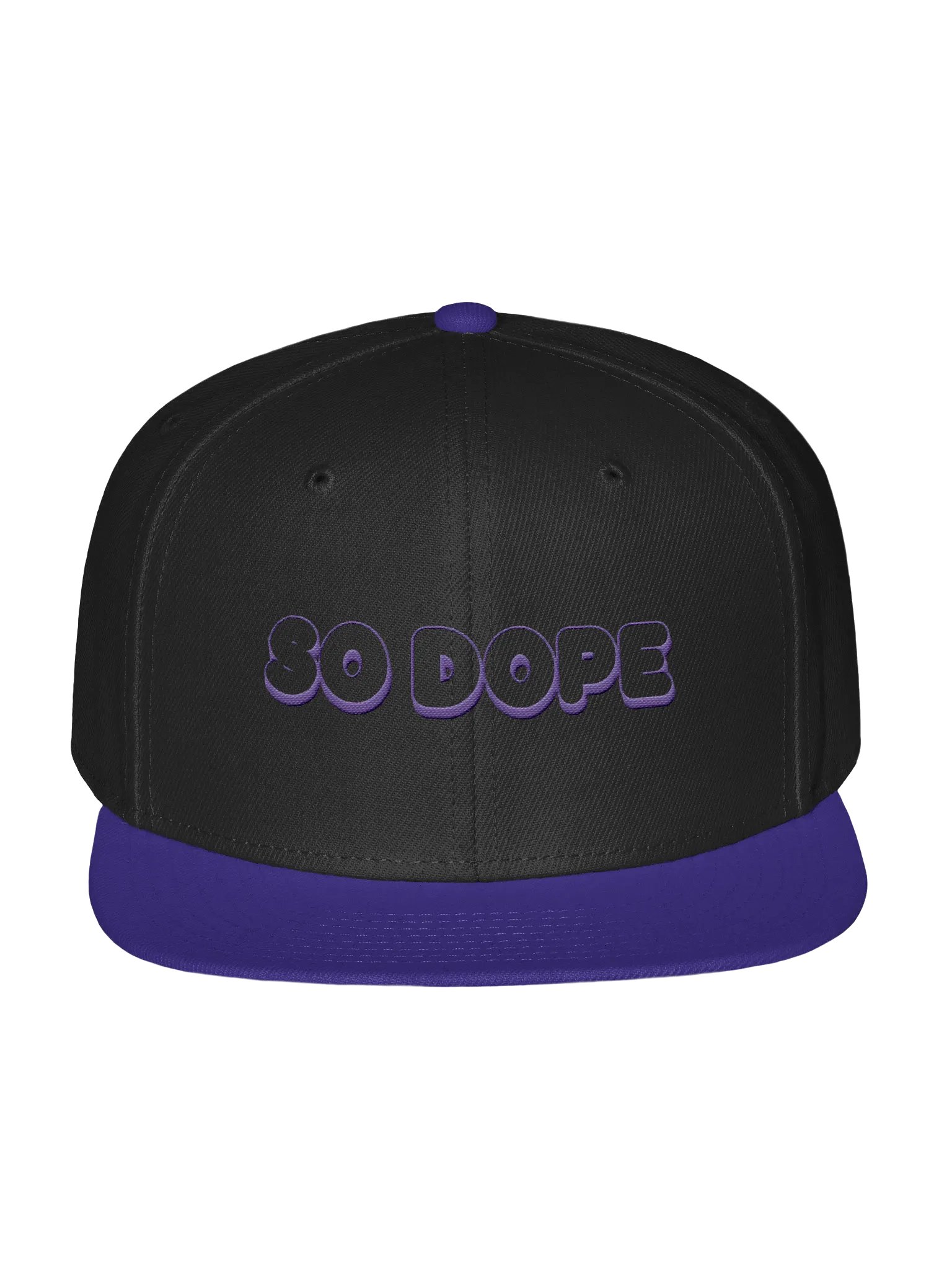 SO DOPE (Black & Purple) SNAPBACK product image (1)