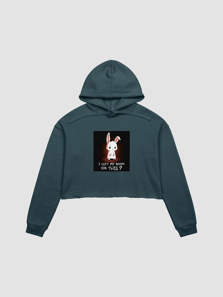 Unimpressed Bunny Crop Hoodie product image (1)
