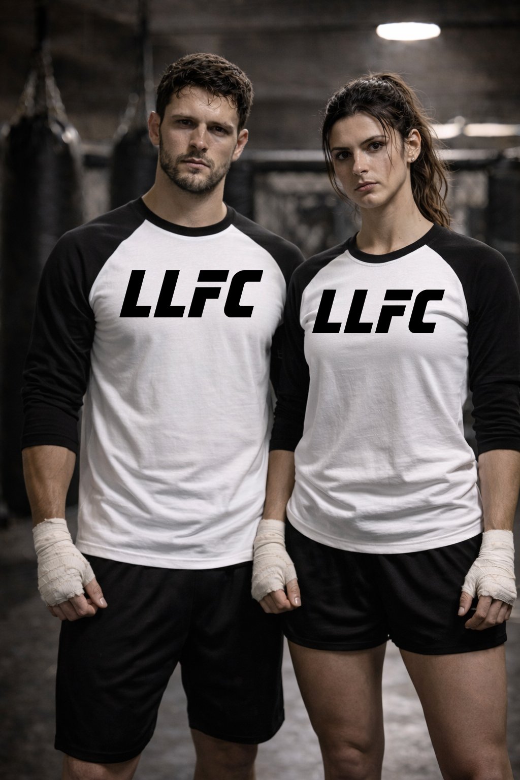 LLFC Raglan | White/Black product image (2)