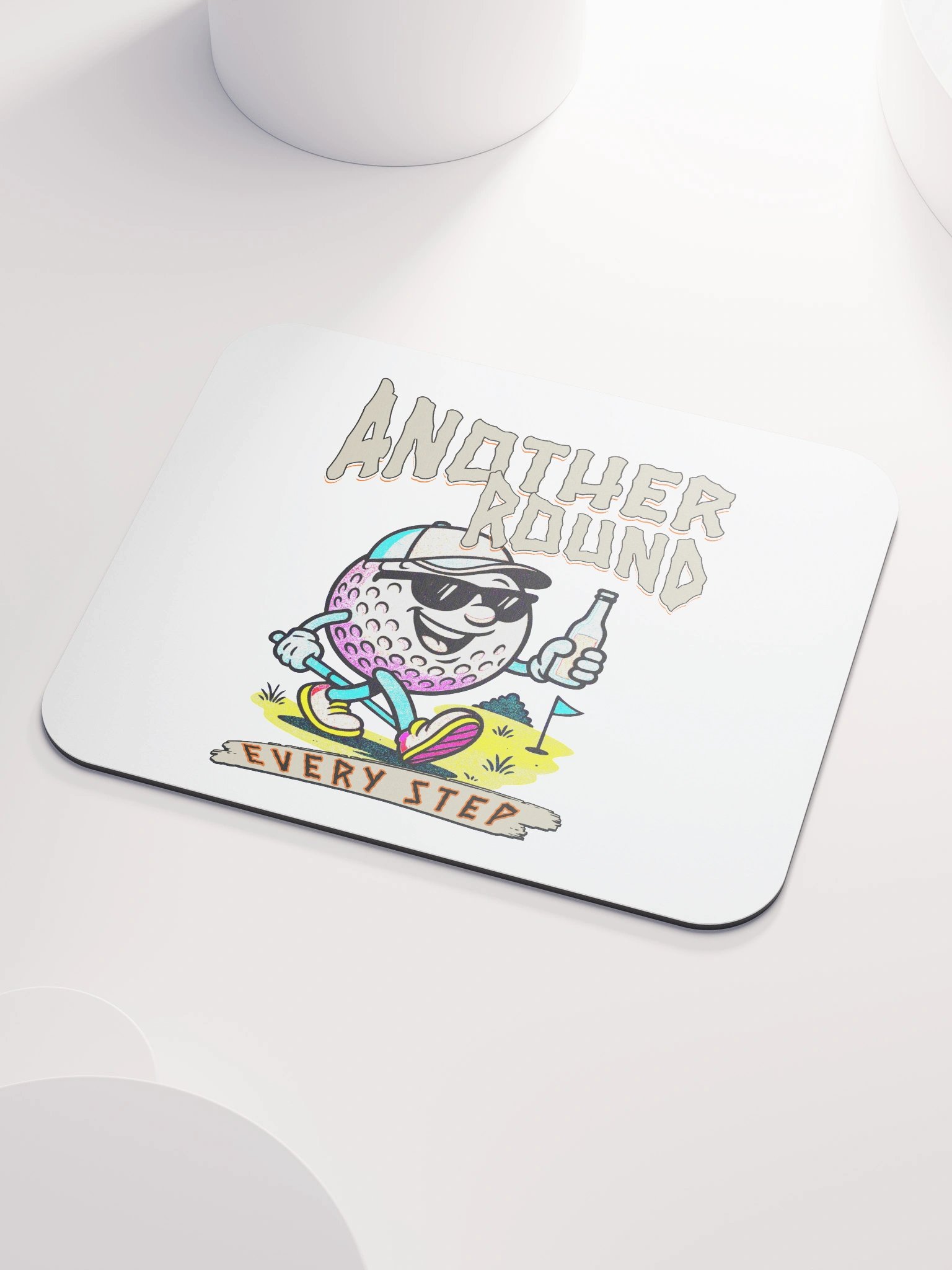 Another Round Every Step Golfing Vibrant Mouse Pad product image (3)