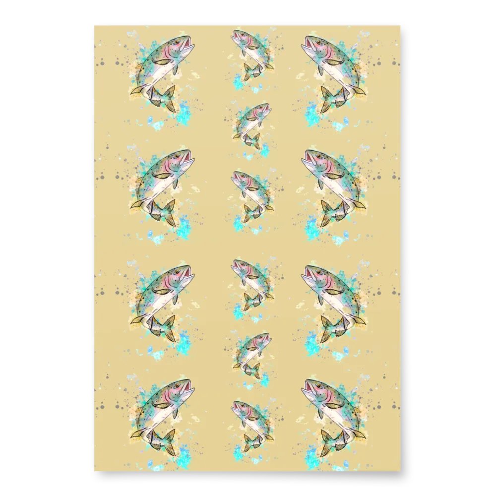 Rainbow Trout Wrapping Paper product image (2)