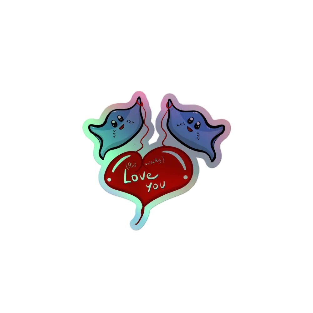 (Platonically) Love You - Holo Stimker! ~ product image (1)