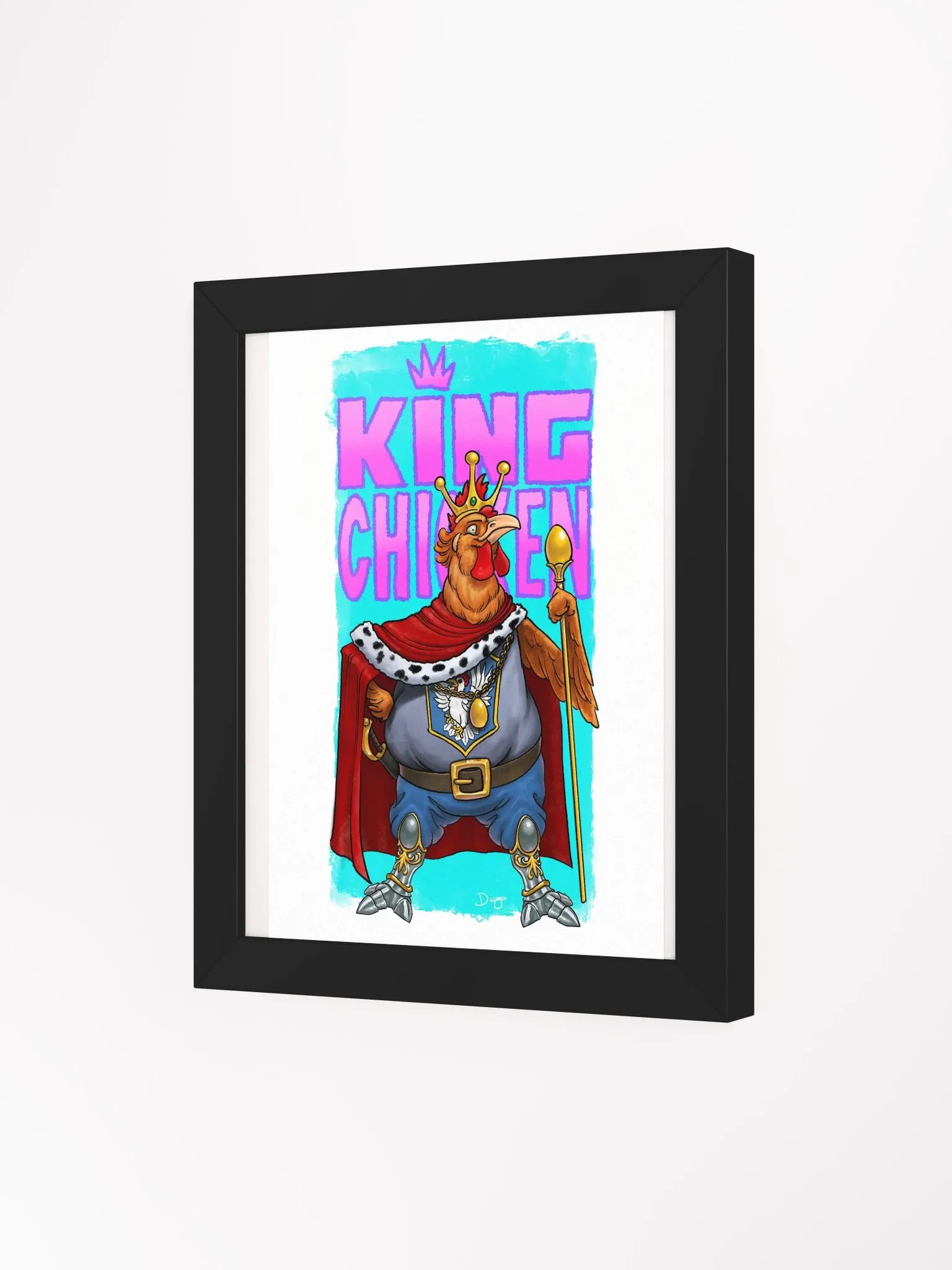 King Chicken Framed Print product image (11)