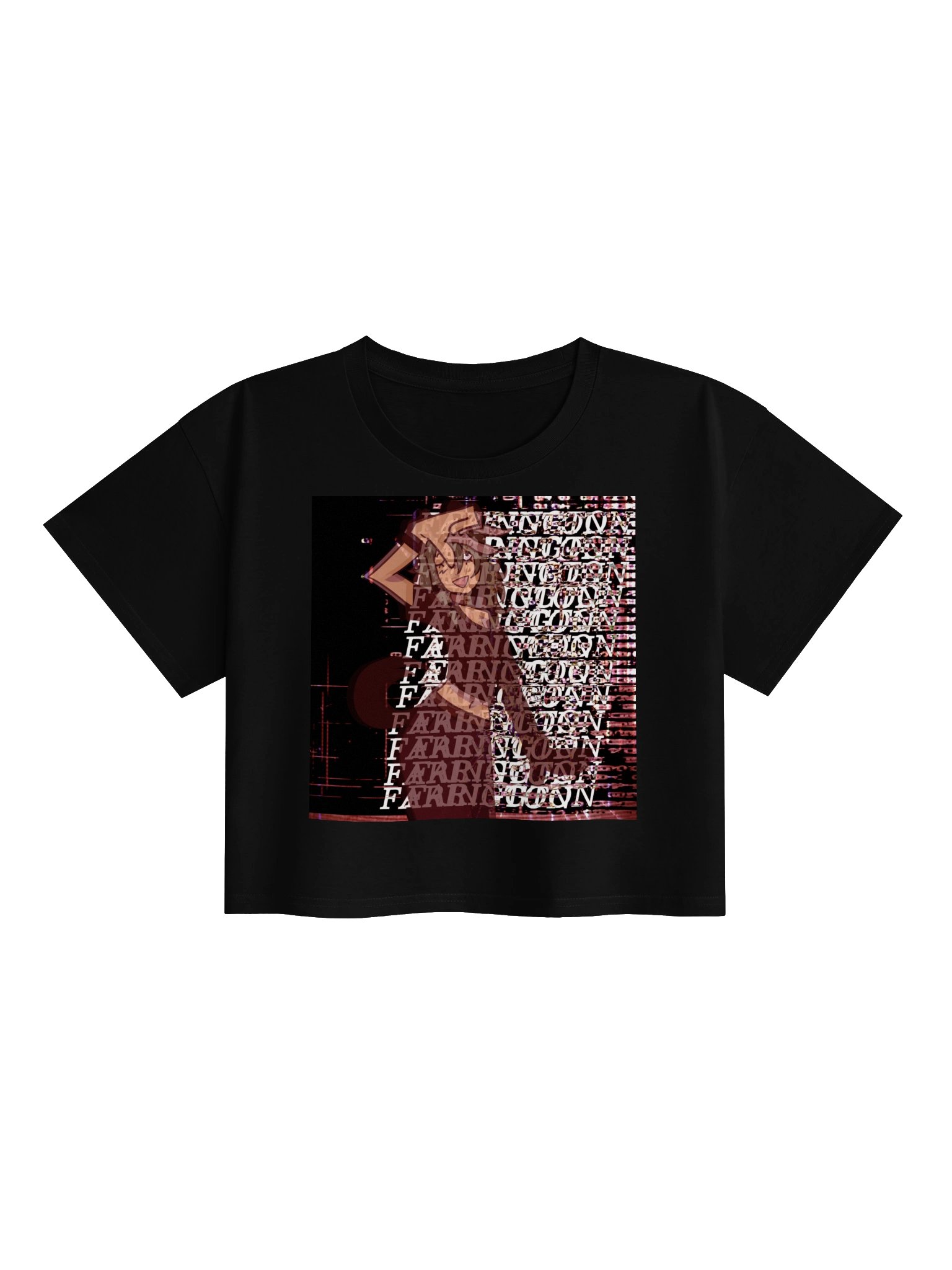 Mascot Kara - Glitch Collage Crop-Top product image (1)