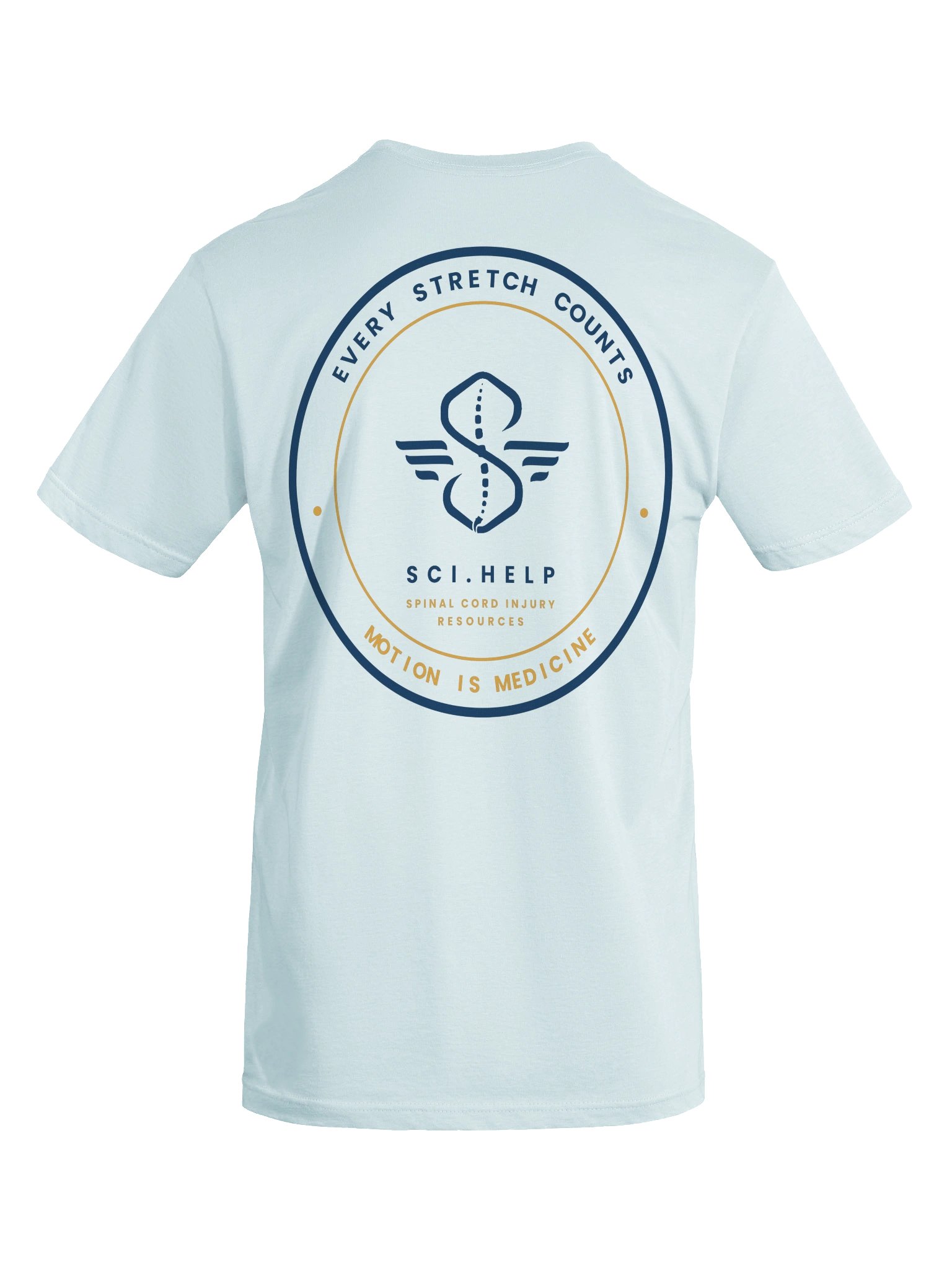 Light Blue T-Shirt - Every Stretch Counts product image (7)