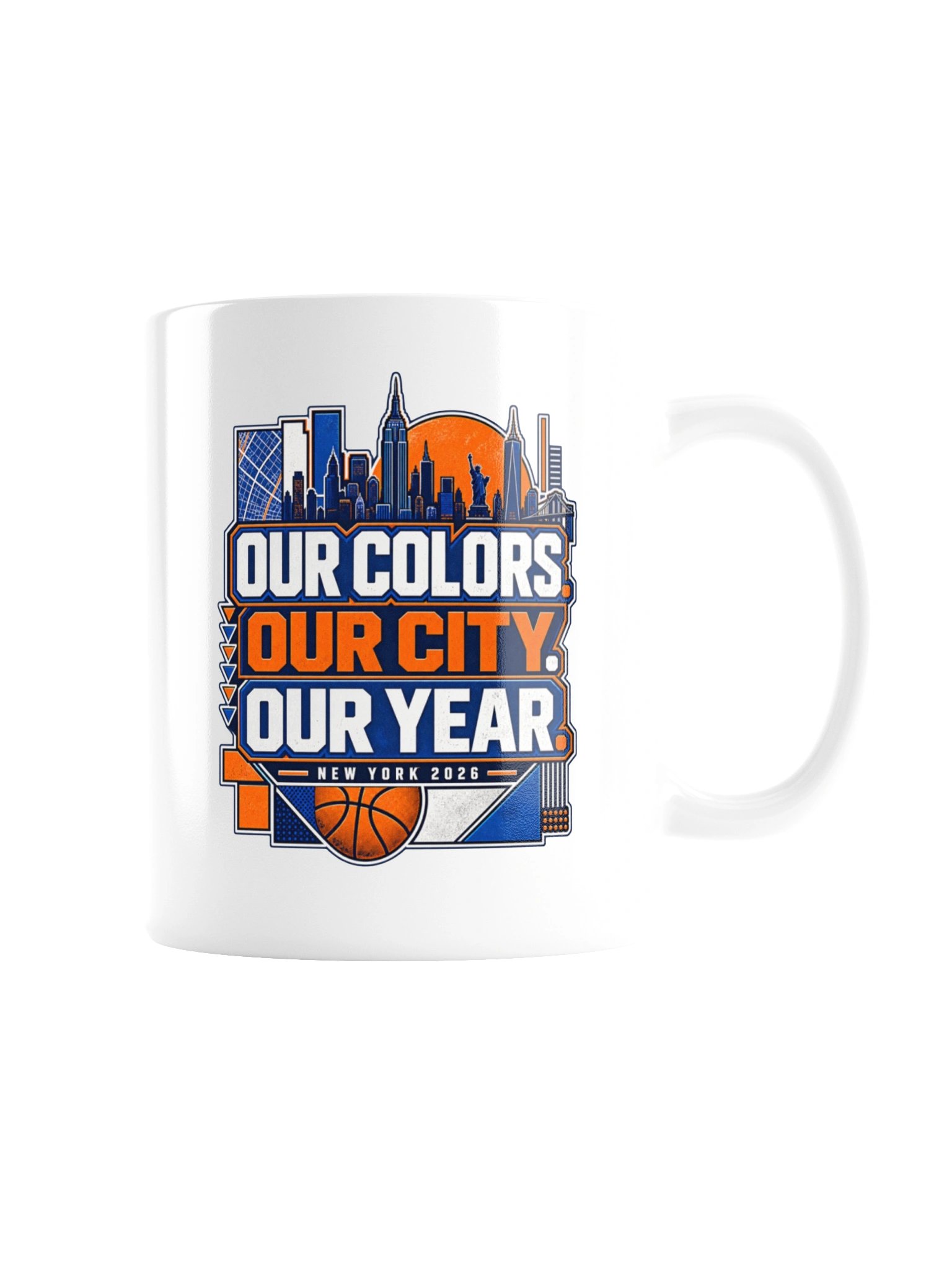 Our Colors. Our City. Our Year. - New York Basketball Champions 2026 - Mug product image (8)