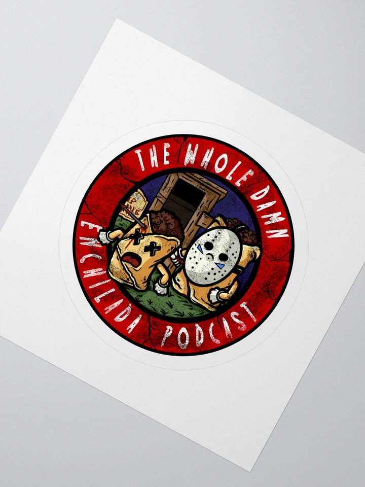 the whole damn enchilada logo stickers product image (8)