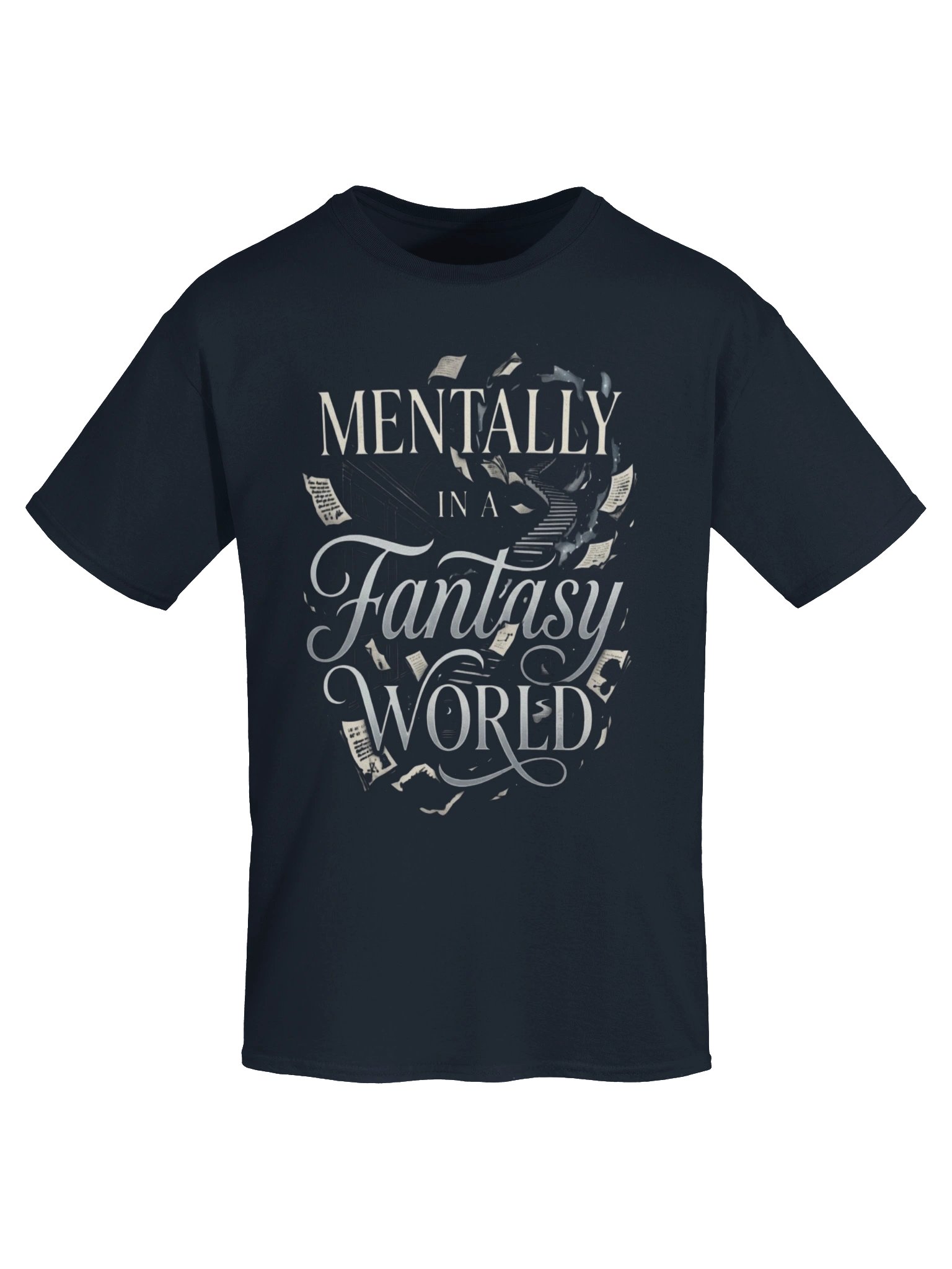 Mentally in a Fantasy World Premium Tee | Dark Romance & Romantasy Apparel product image (47)