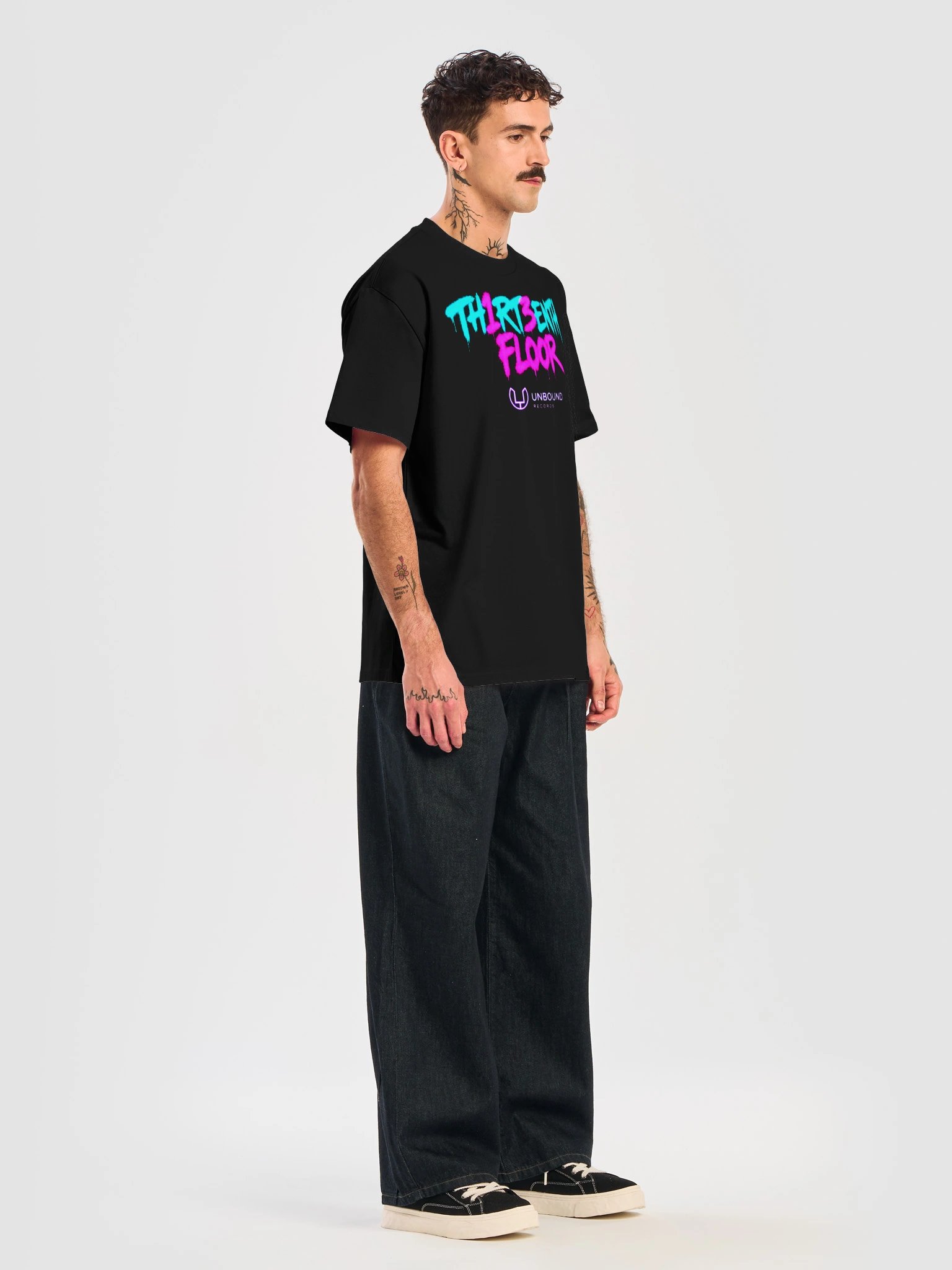TH1RT3ENTH FLOOR Neon Graffiti Tee product image (7)