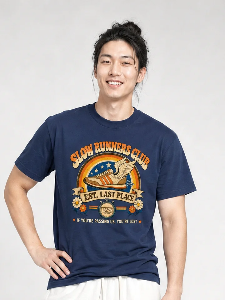 Slow Runners Club Graphic T-Shirt product image (1)