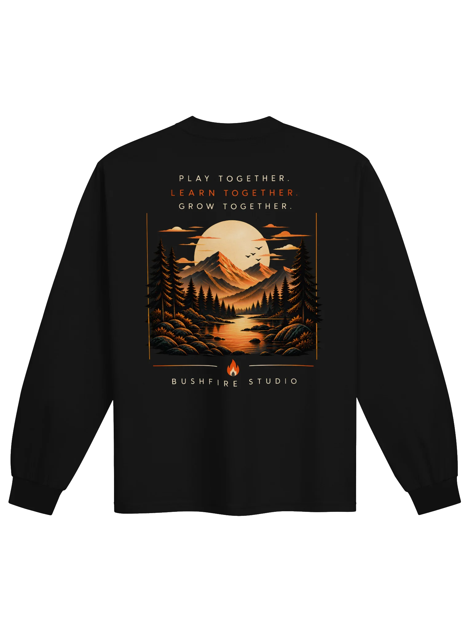 BushFire Studio | Abstract Long Sleeve Dark product image (1)