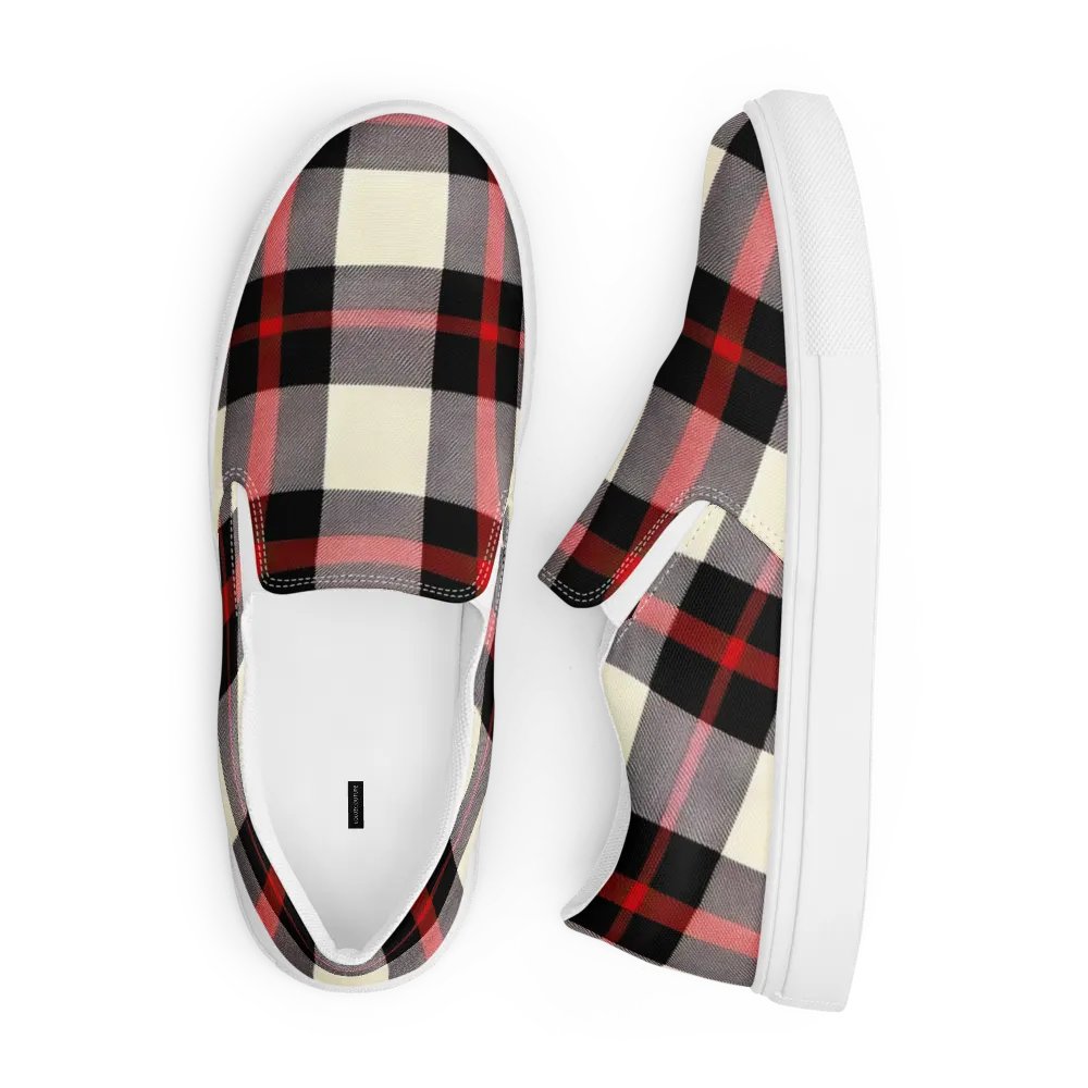 Crisscross Plaid Men's Slip-Ons product image (11)