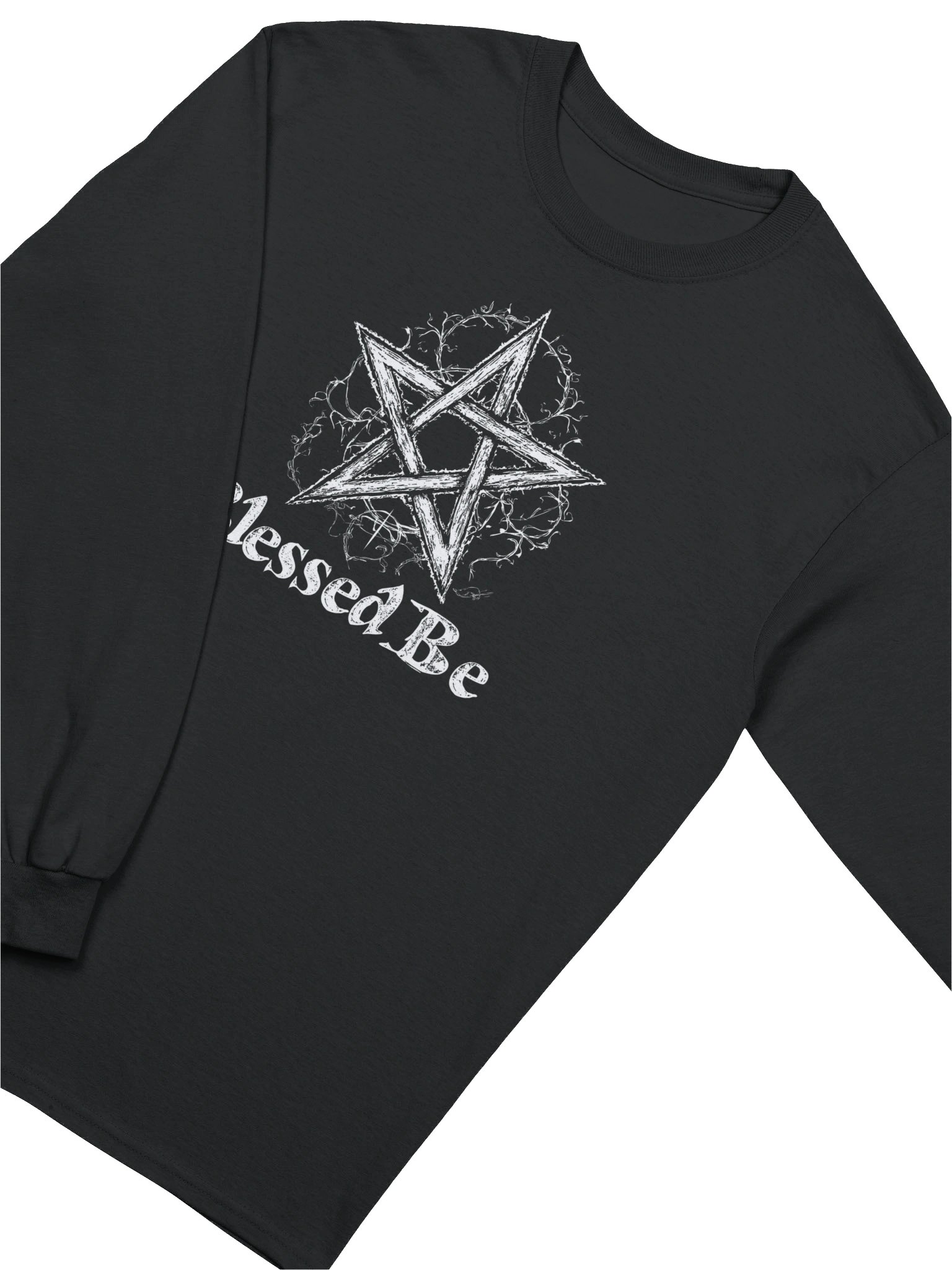 Blessed Be Pentagram Long-Sleeve T-Shirt product image (2)