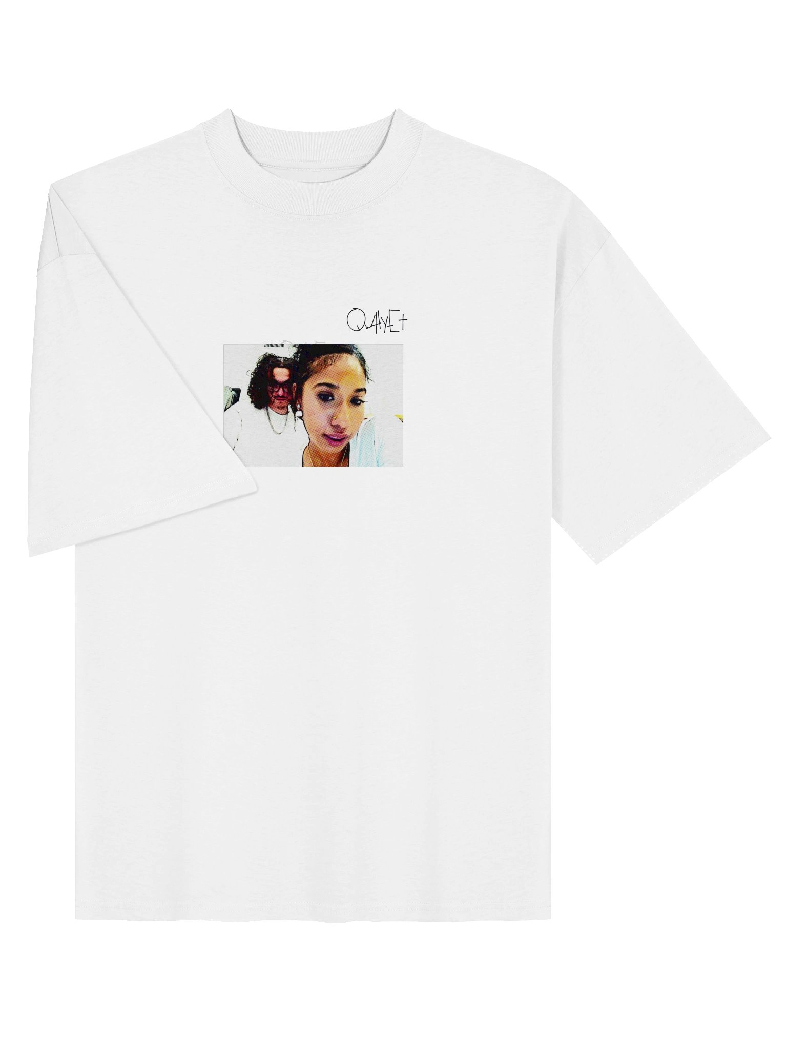 QWHYET Web Cam Oversized Tee (Black Logo) product image (3)
