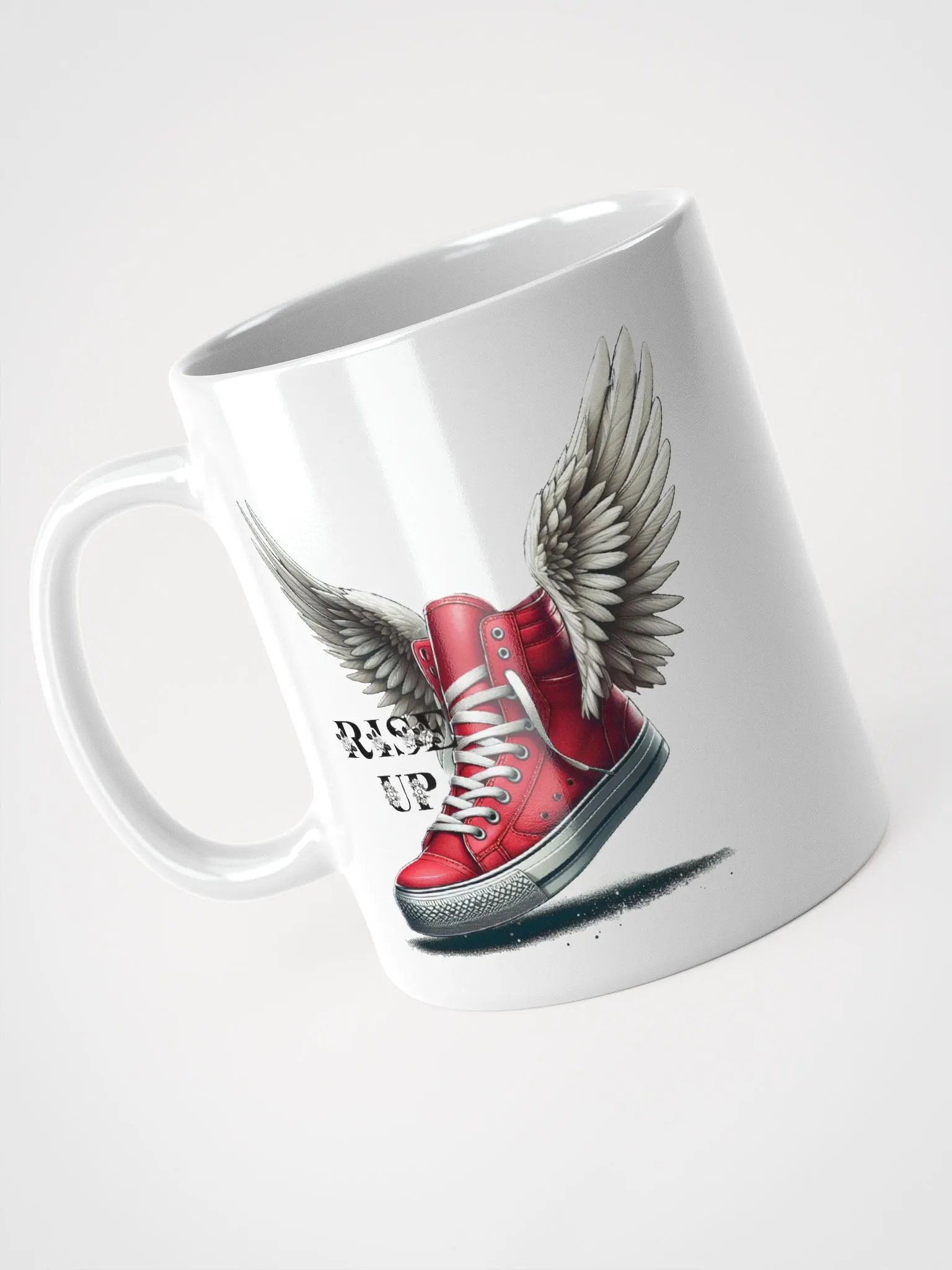 Red Sneaker with Wings - Rise Up Mug product image (3)