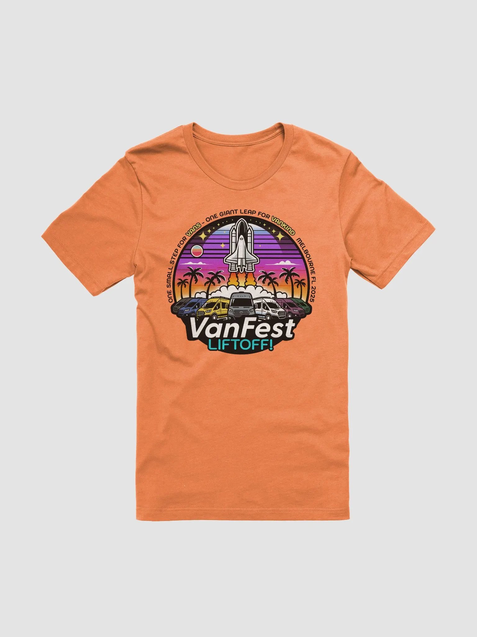 VanFest: LIFTOFF! 2025 - Official T-shirt product image (1)