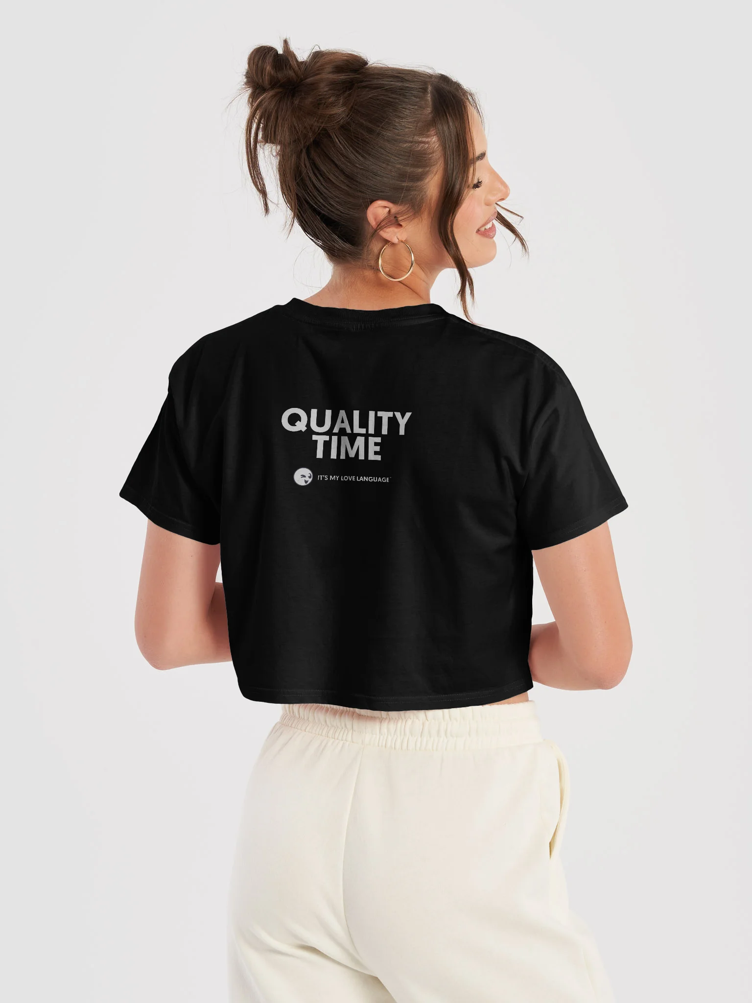 Quality Time (Hint Hint) — Women's Crop Top product image (2)