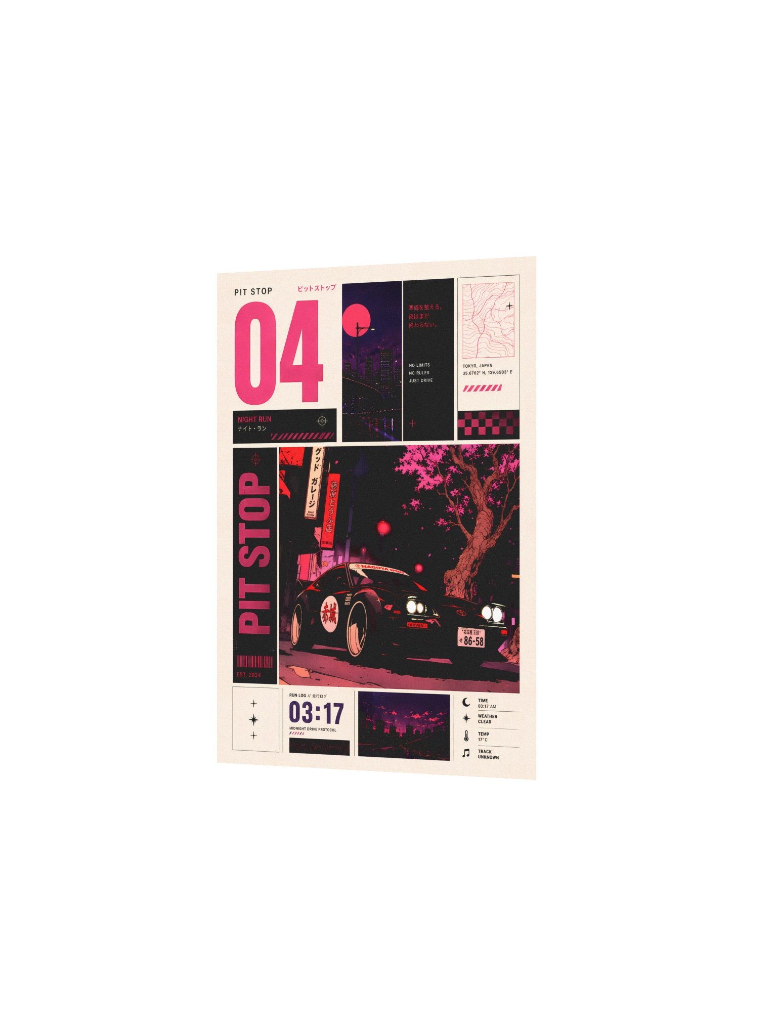 PIT STOP Series Matte Poster no. 04 product image (5)