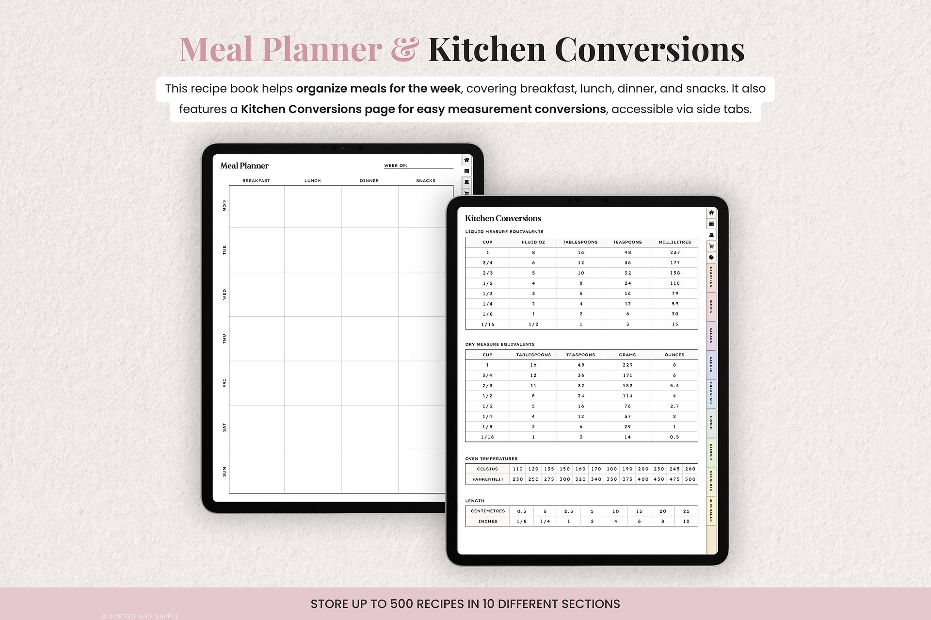 Digital Recipe Book - Colorful product image (4)