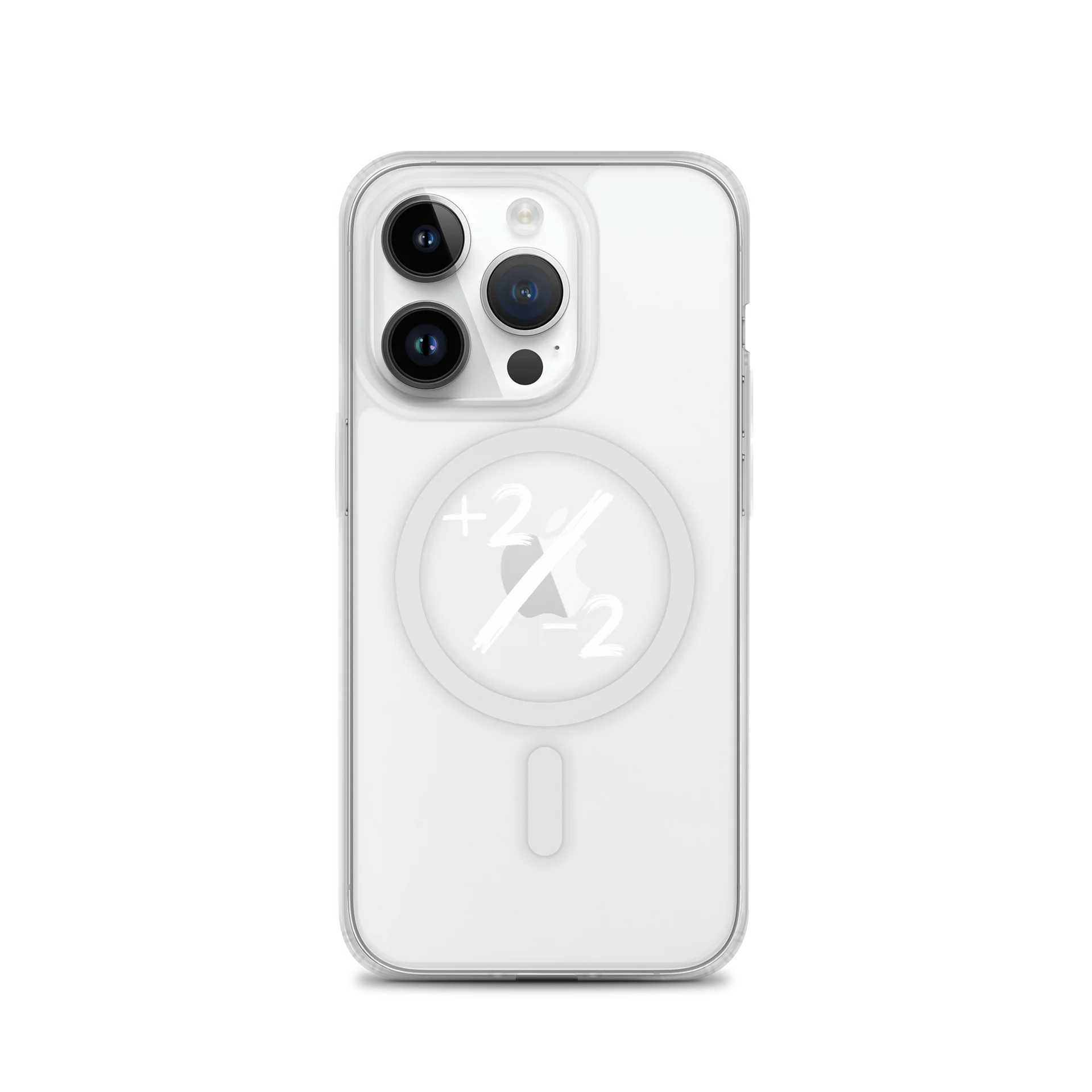 The +2/-2 Stealth Shield MagSafe® Clear Case for iPhone product image (1)