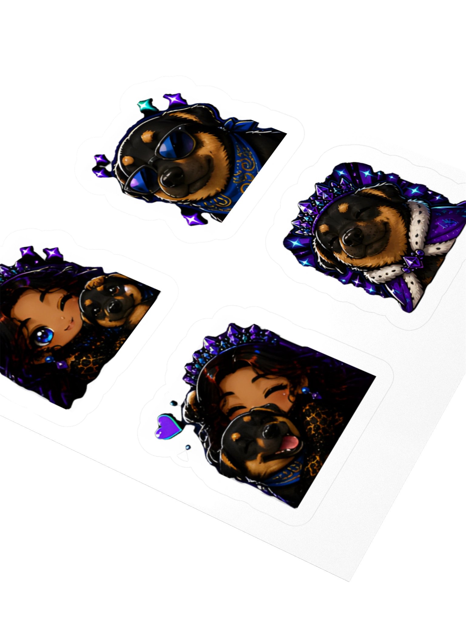QueenB & Midnight Stickers product image (3)