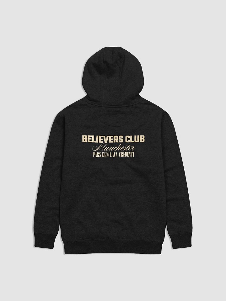 Believers club Cotton Heritage Unisex Premium Hoodie Black product image (2)