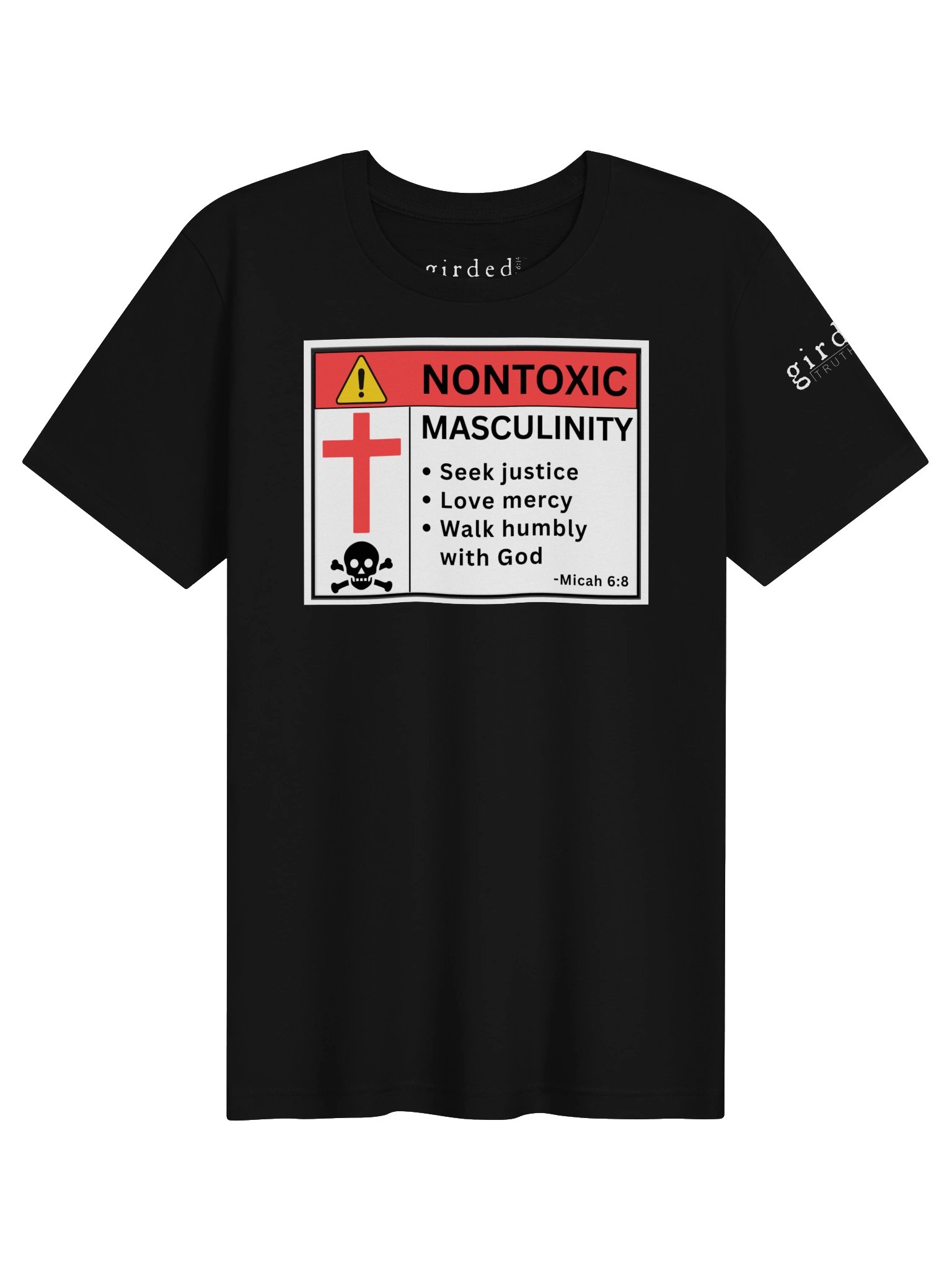 Non-Toxic Masculinity Micah 6:8 Tee product image (1)