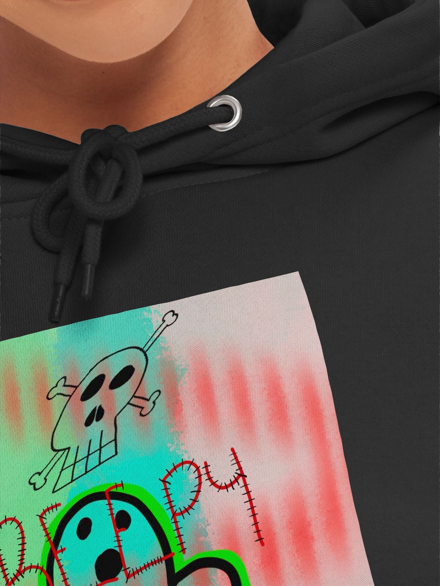 CreepyAnimeGhost sweater product image (7)