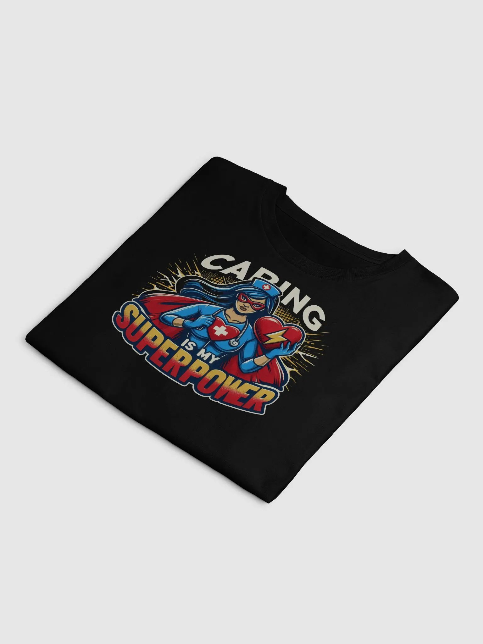 Caring Superhero Crop Top product image (11)