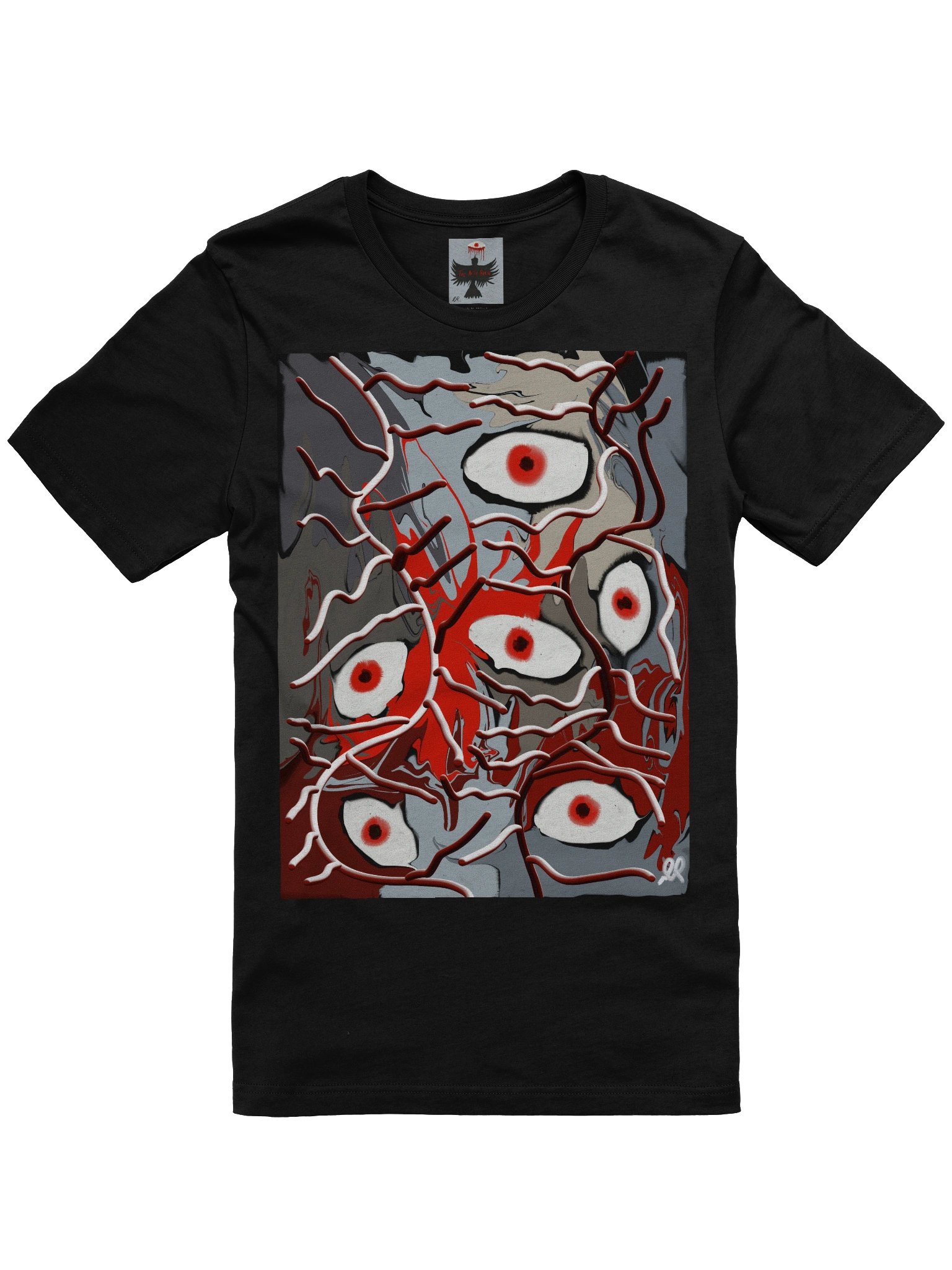 Veins & Eyes — Surreal Graphic Tee product image (1)
