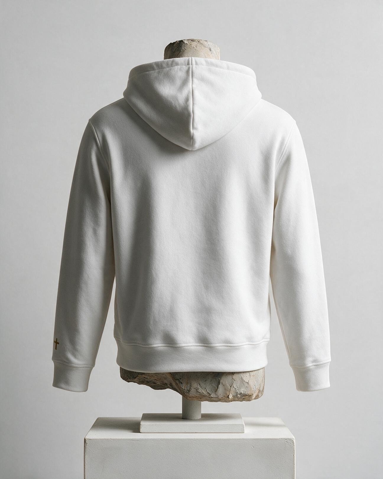 SOLA FIDE ORGANIC-BLEND SIDE-POCKET HOODIE DARK product image (2)