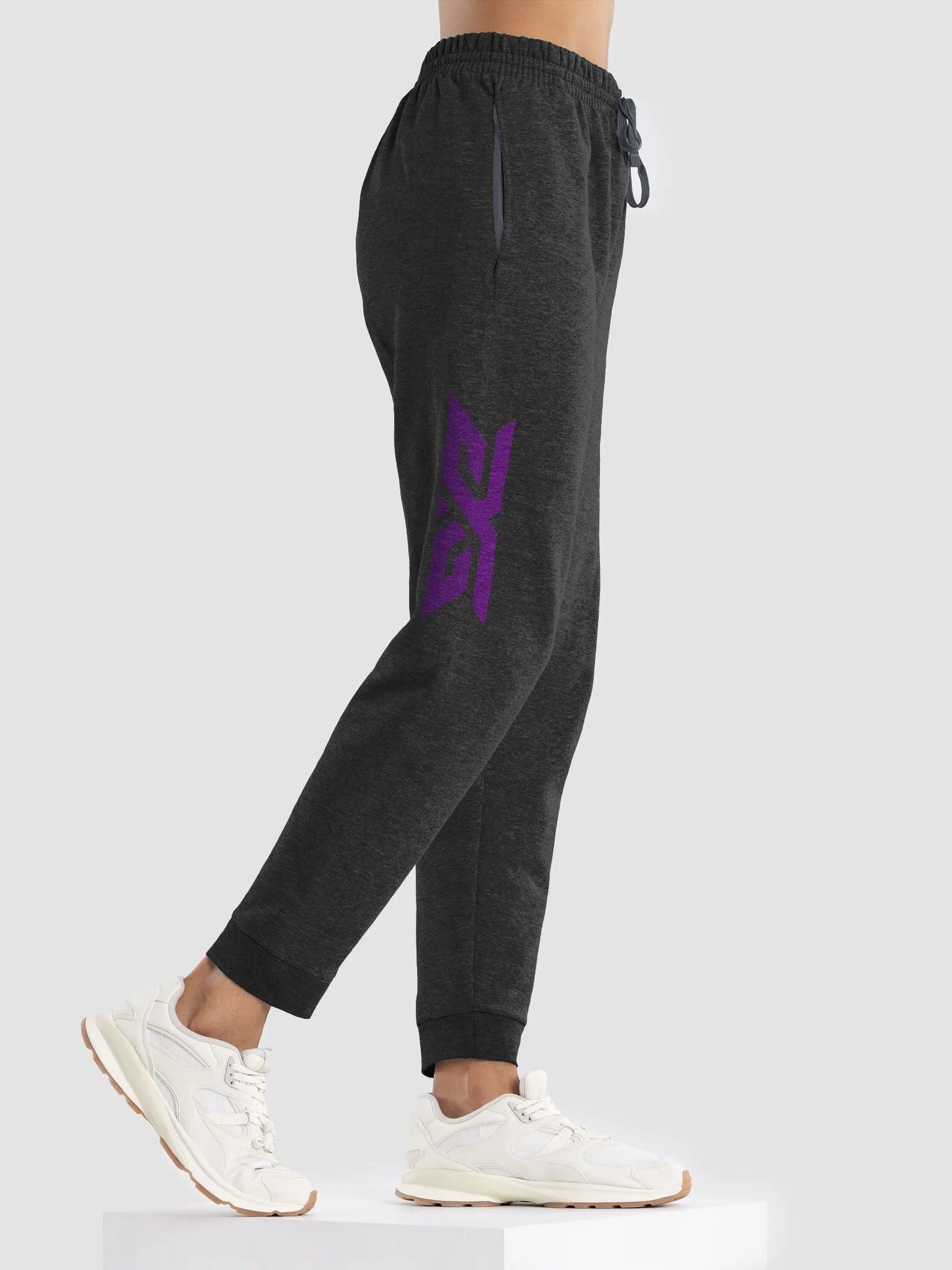Black Joggers Purple Logo product image (4)