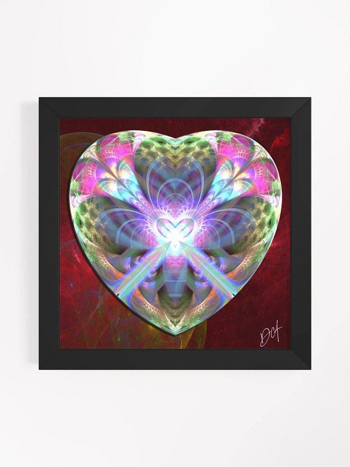 Bright Heart - Framed Matte Poster product image (1)