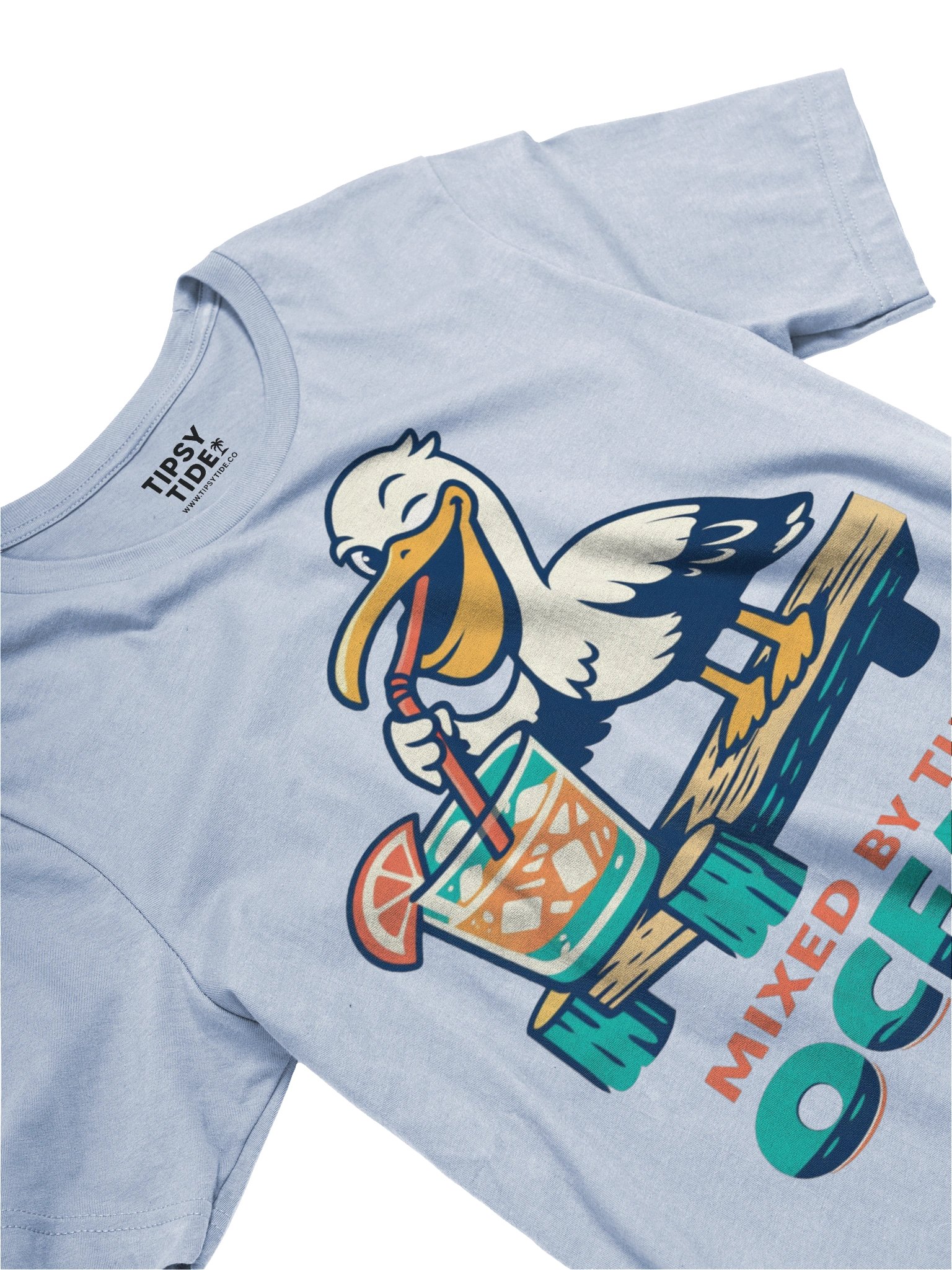 Mixed Pelican by the Ocean T-Shirt product image (2)