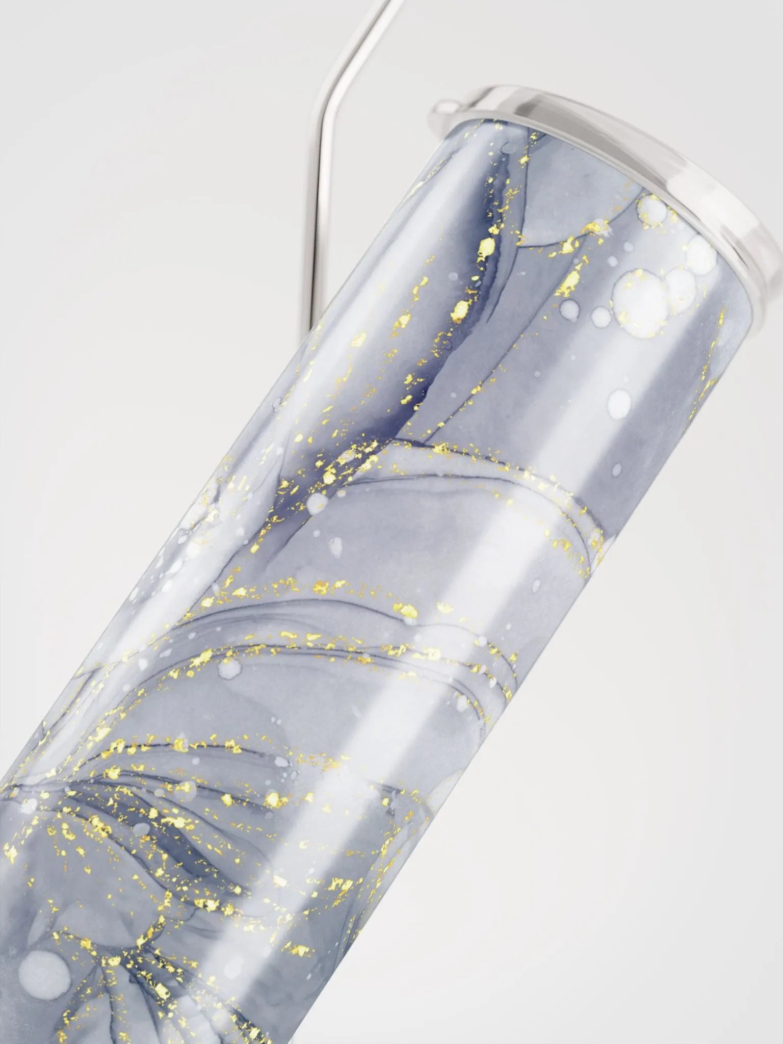 Ethereal Gold Swirl Stainless Steel Tumbler product image (7)