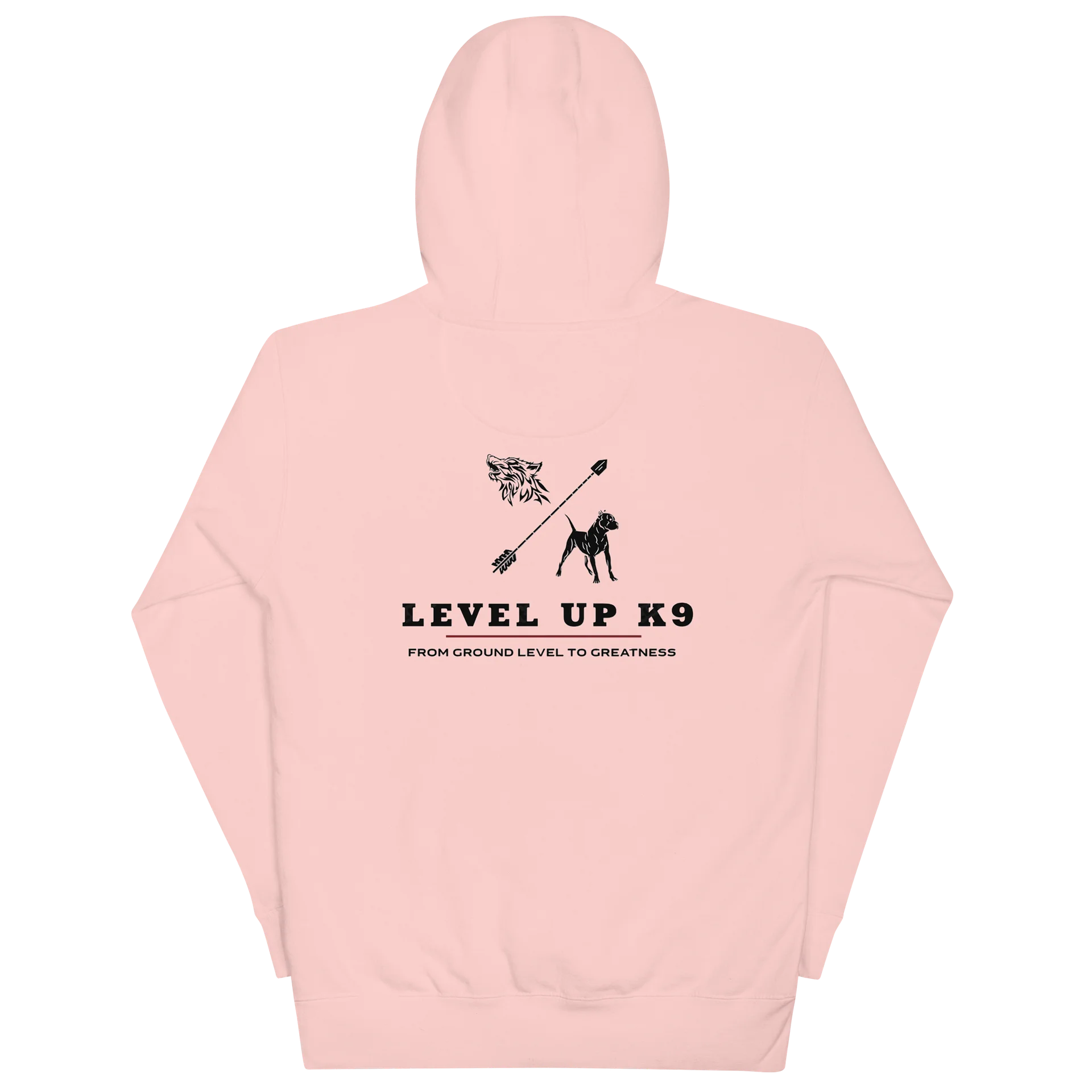 Level-UP K9 Standard Hoodie ( Pink ) product image (4)