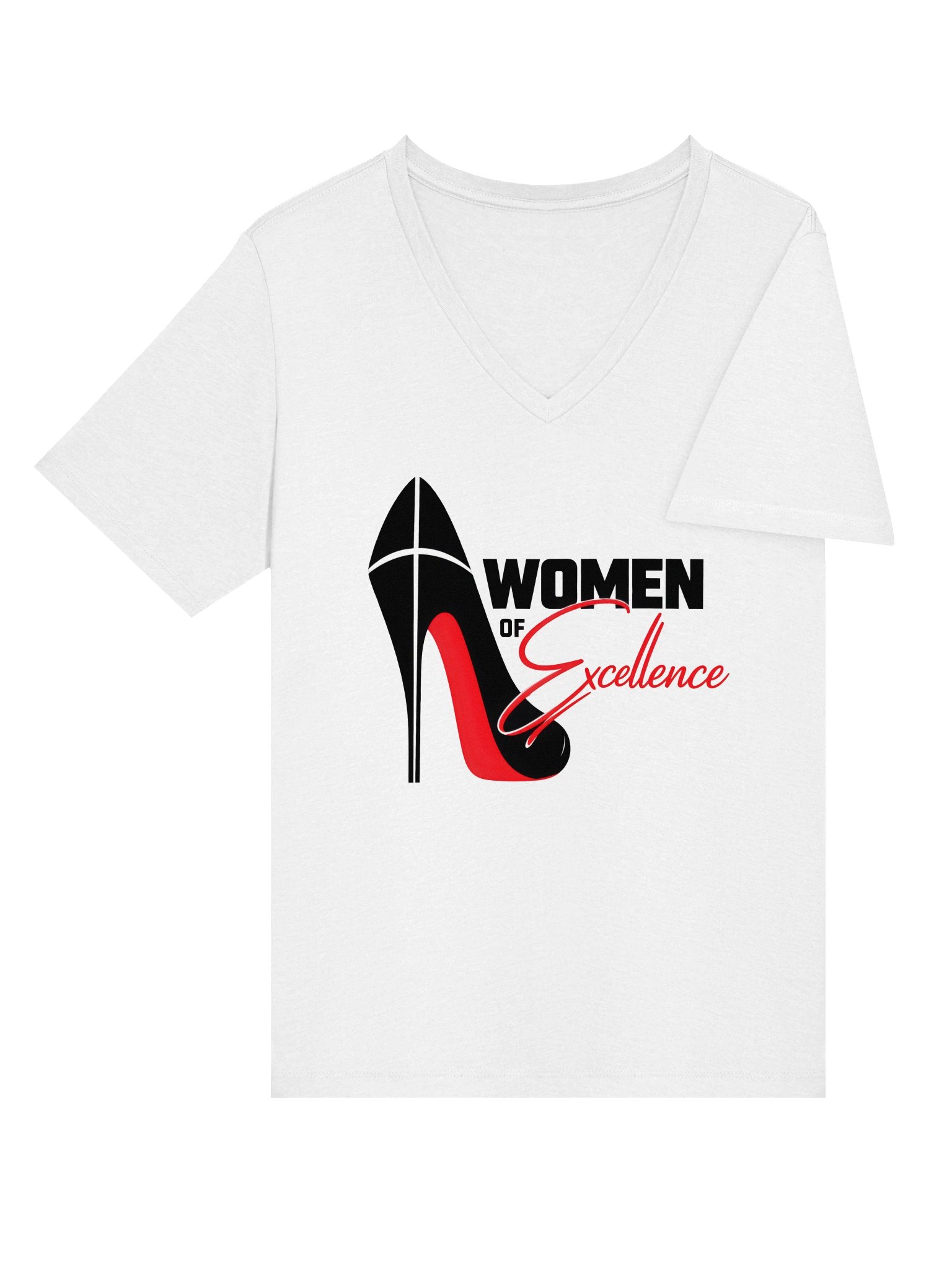 V Neck T-Shirt - Women’s Fitted Tee product image (4)