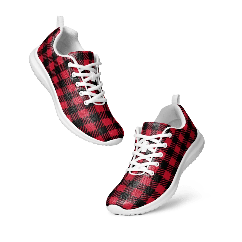 Crimson Check Women's Athletic Shoes product image (7)
